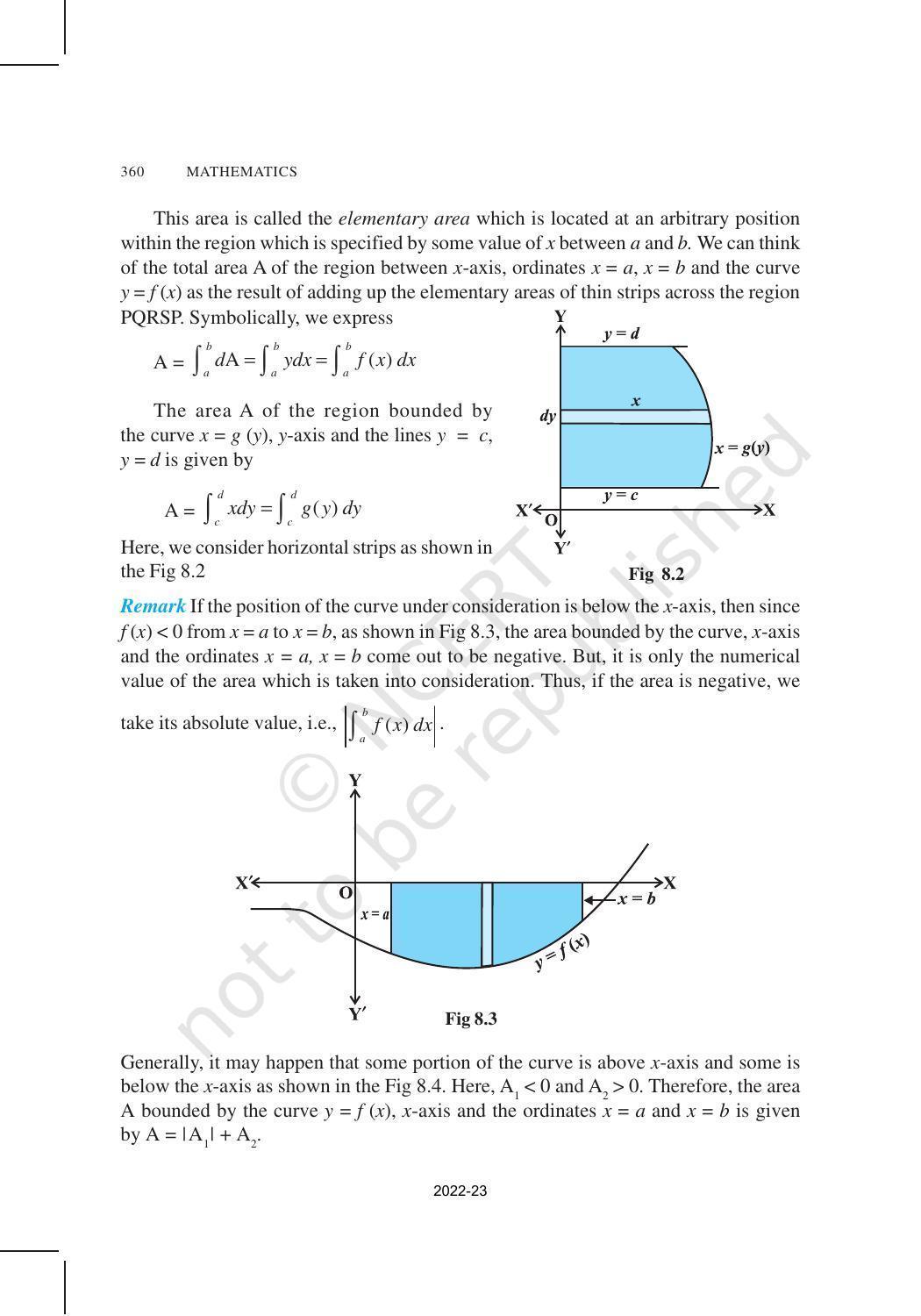 NCERT Book for Class 12 Maths Chapter 8 Application of Integrals - Page 2