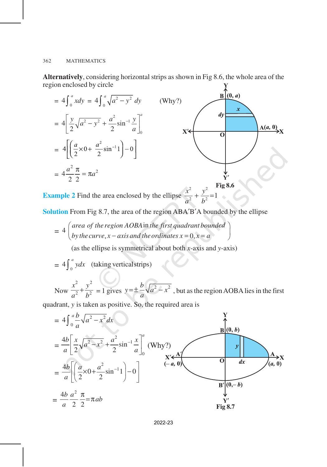 NCERT Book for Class 12 Maths Chapter 8 Application of Integrals - Page 4