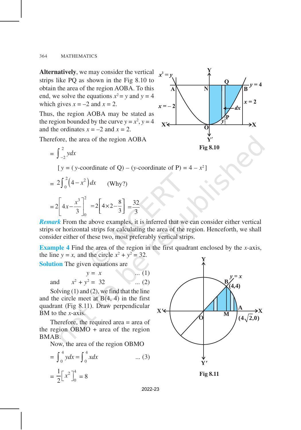 NCERT Book for Class 12 Maths Chapter 8 Application of Integrals - Page 6