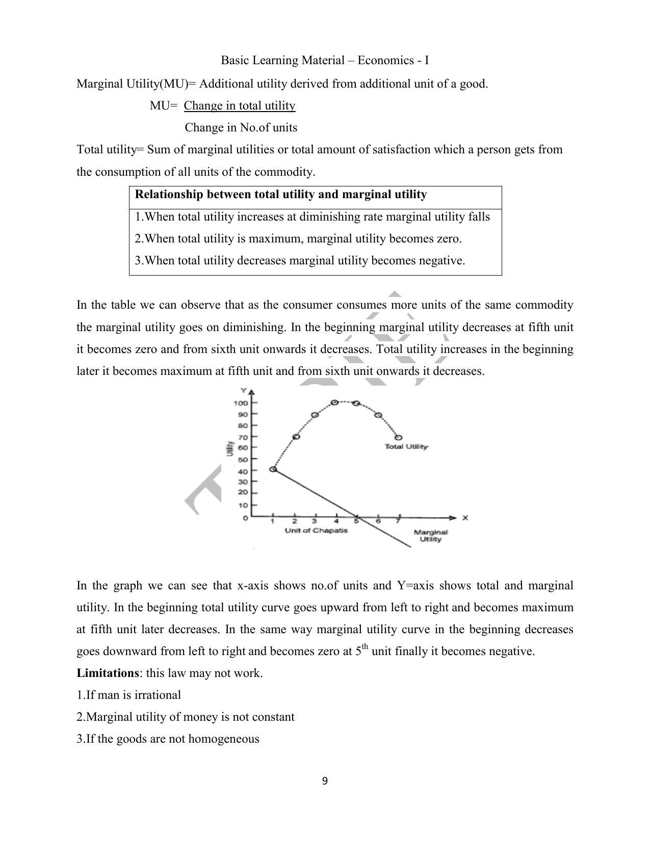 TS SCERT Inter 1st Year Economics Path 1 (English Medium) Text Book - Page 10