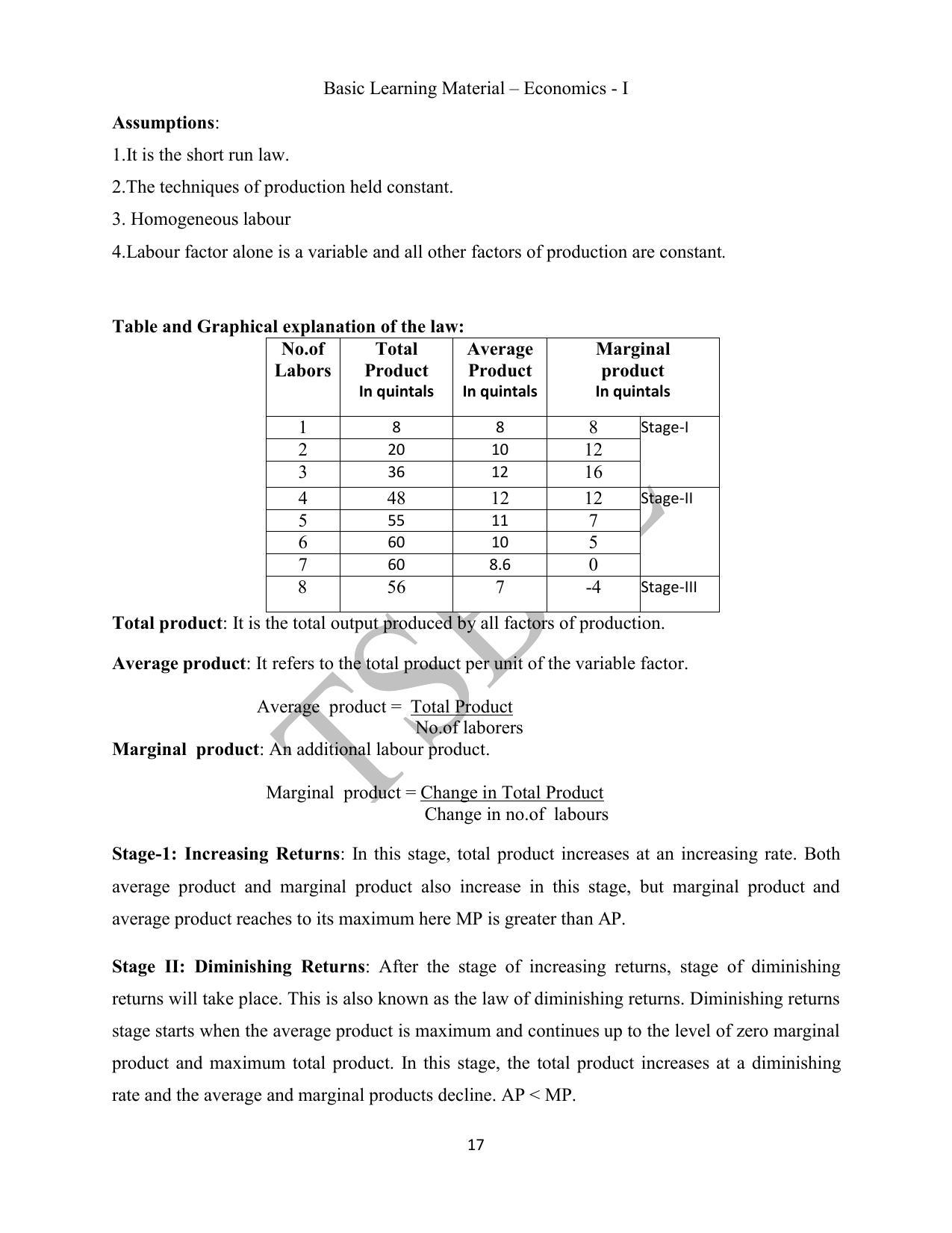 TS SCERT Inter 1st Year Economics Path 1 (English Medium) Text Book - Page 18