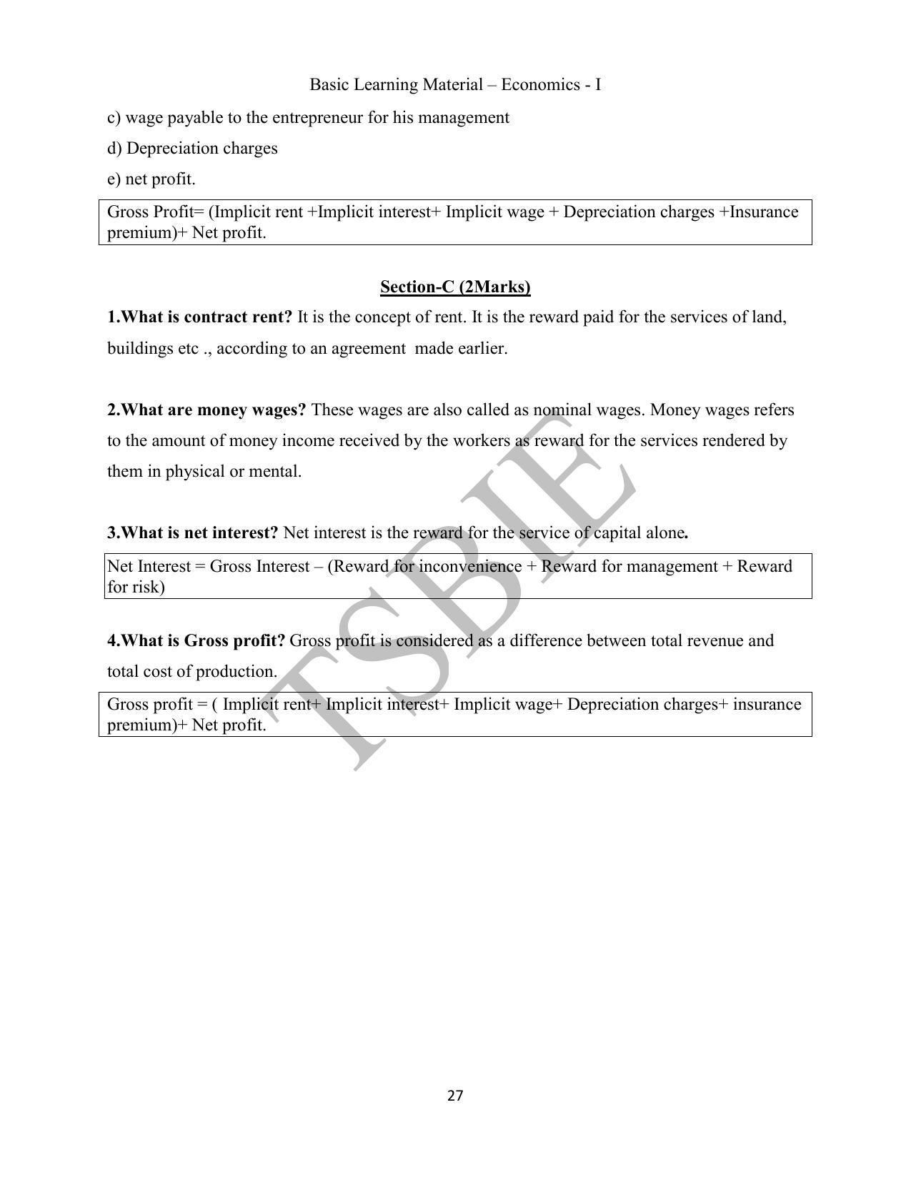TS SCERT Inter 1st Year Economics Path 1 (English Medium) Text Book - Page 28