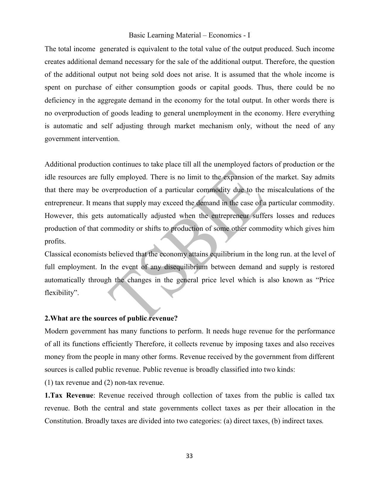 TS SCERT Inter 1st Year Economics Path 1 (English Medium) Text Book - Page 34