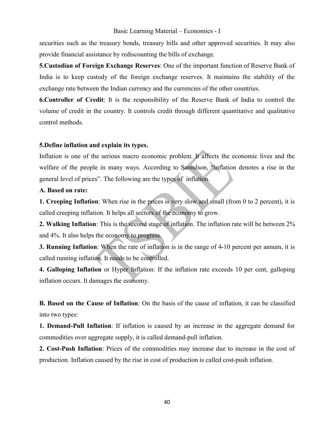 TS SCERT Inter 1st Year Economics Path 1 (English Medium) Text Book - Page 41