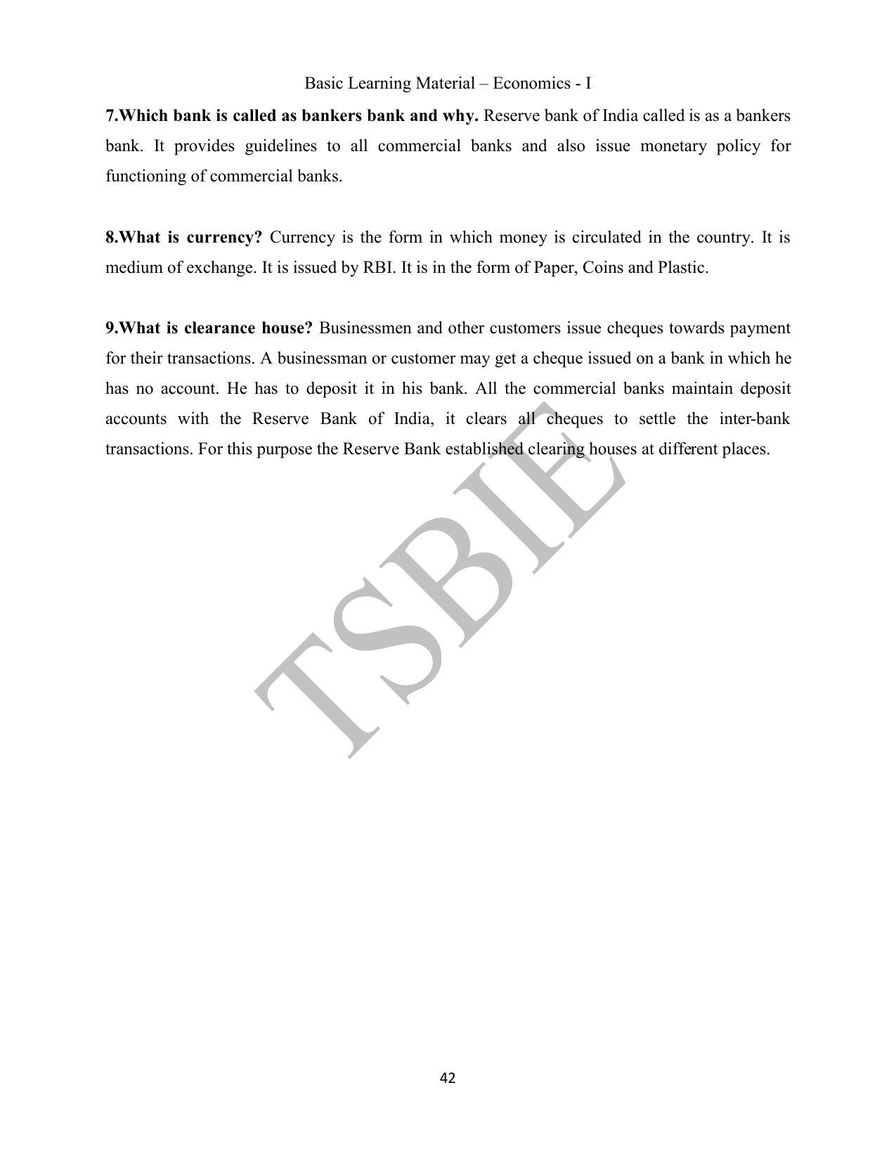 TS SCERT Inter 1st Year Economics Path 1 (English Medium) Text Book - Page 43