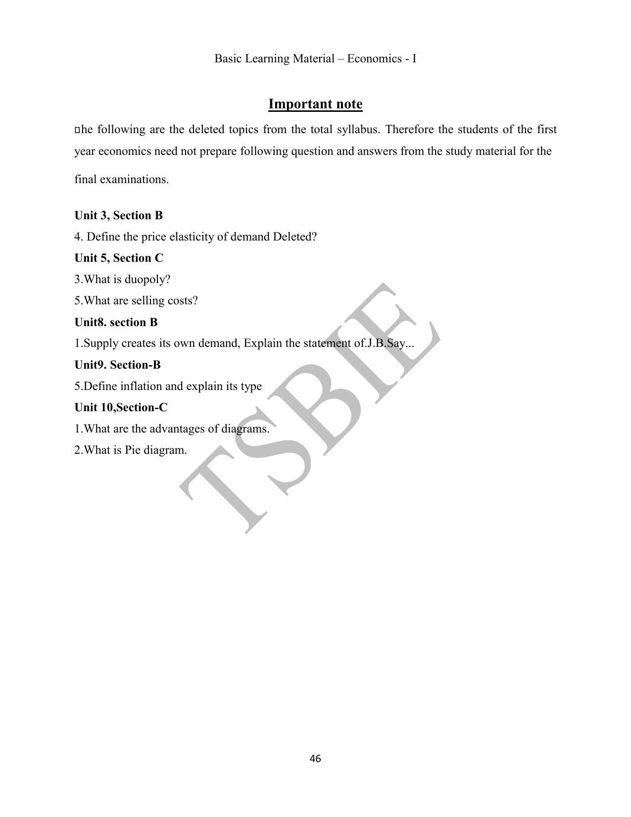 TS SCERT Inter 1st Year Economics Path 1 (English Medium) Text Book - Page 47