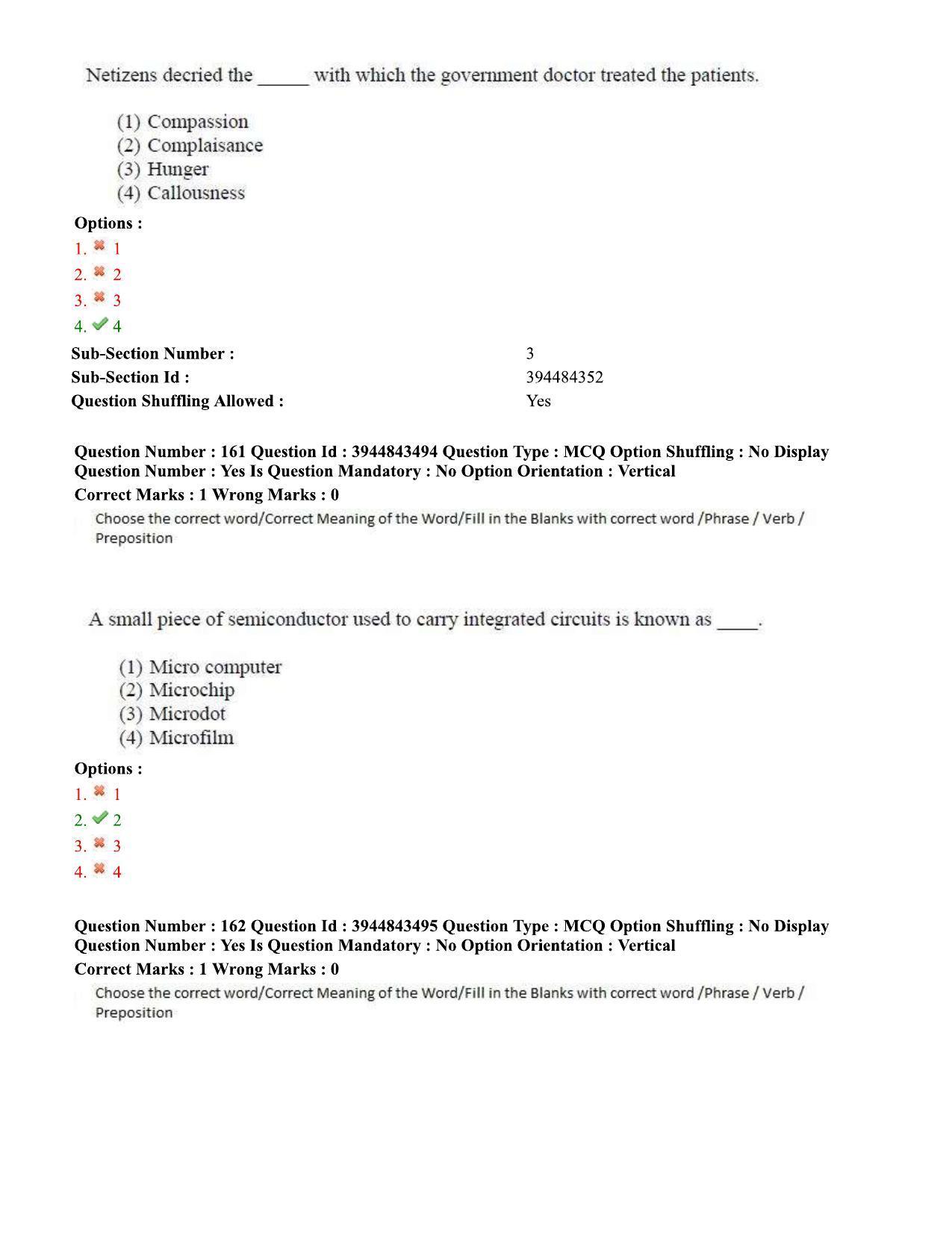 TS ICET 2020 Question Paper 2 - Sep 30, 2020	 - Page 120