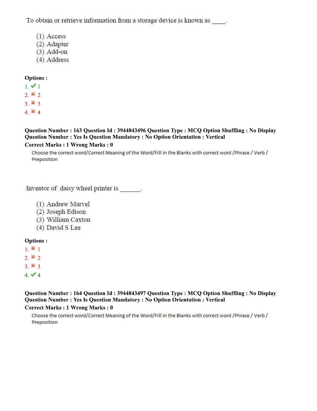 TS ICET 2020 Question Paper 2 - Sep 30, 2020	 - Page 121