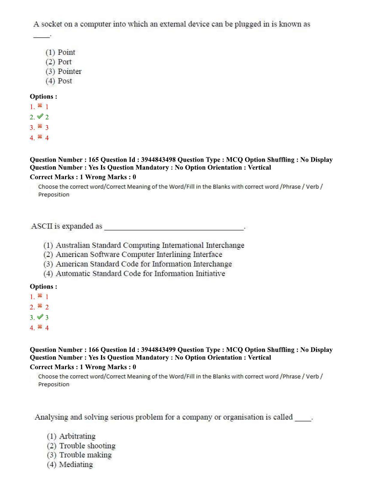 TS ICET 2020 Question Paper 2 - Sep 30, 2020	 - Page 122