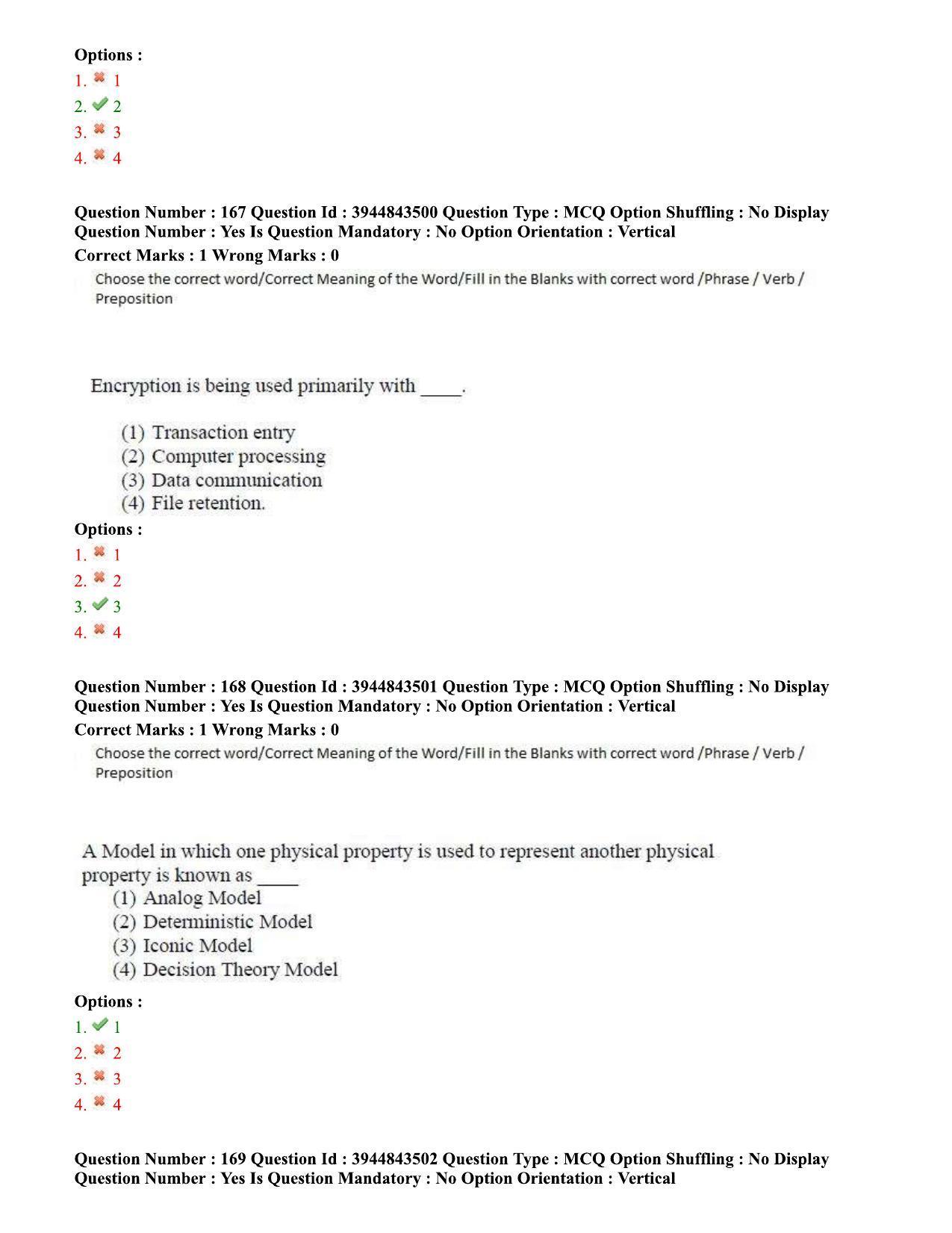 TS ICET 2020 Question Paper 2 - Sep 30, 2020	 - Page 123