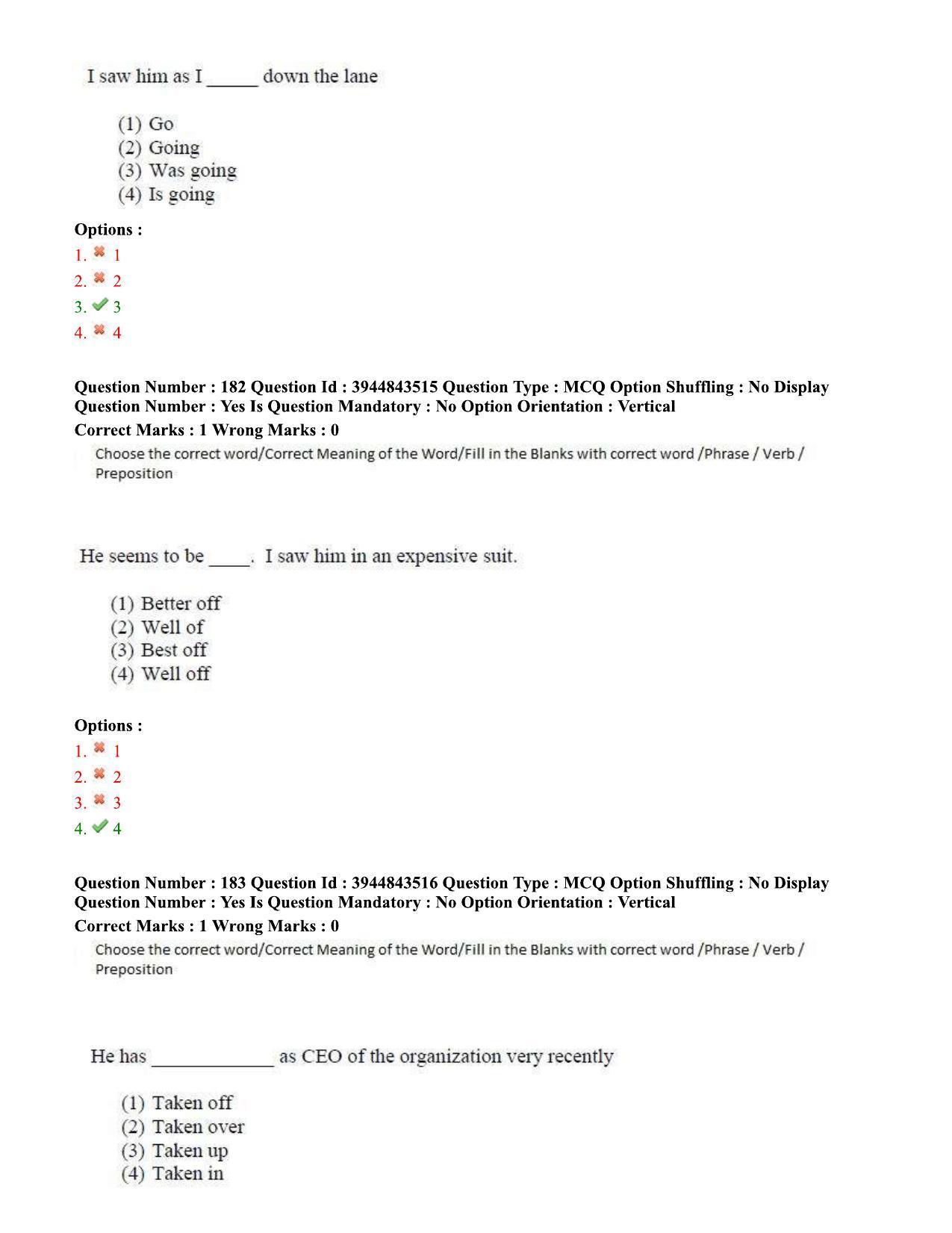 TS ICET 2020 Question Paper 2 - Sep 30, 2020	 - Page 130