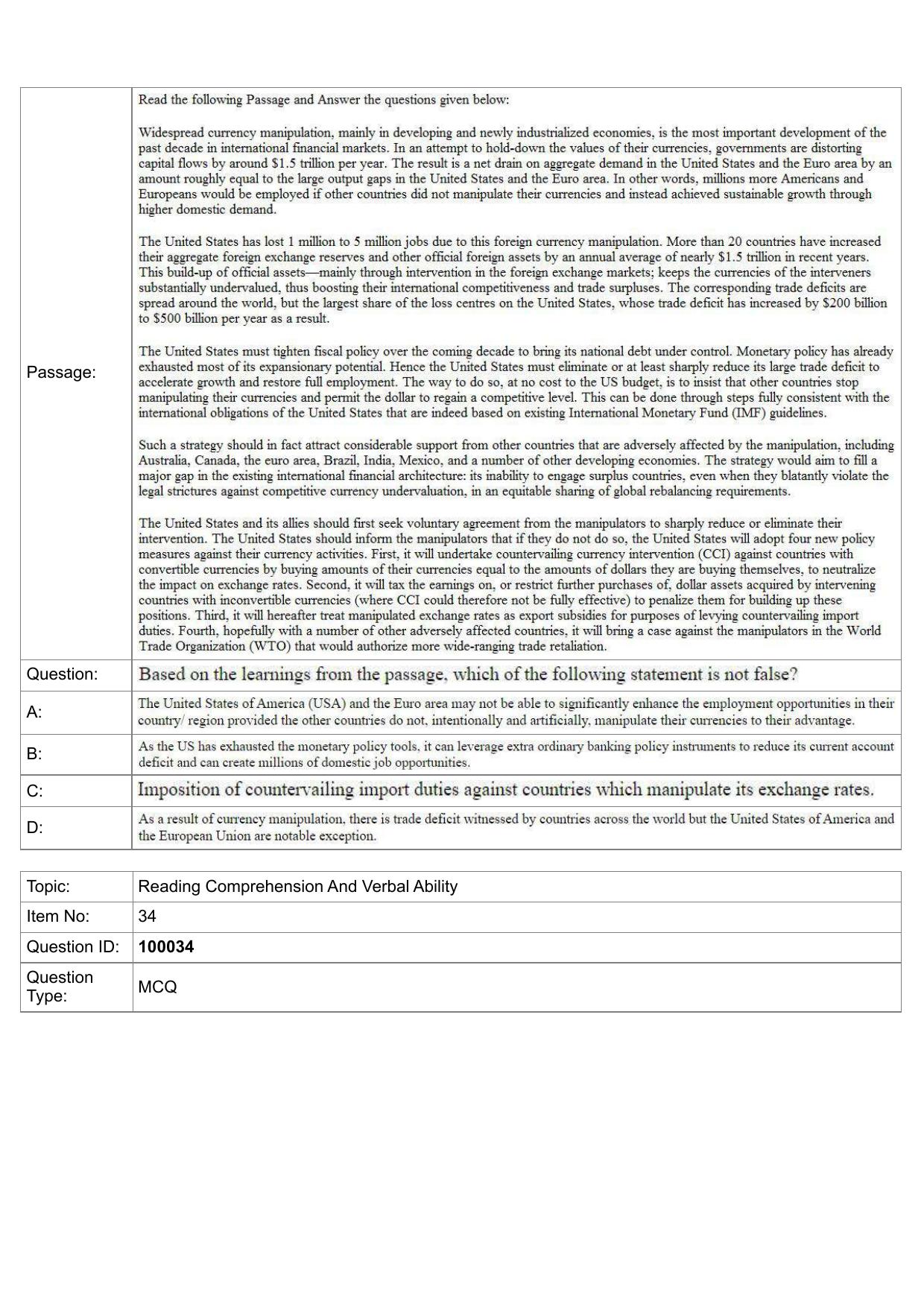 IIFT 2023 Question Paper - Page 17