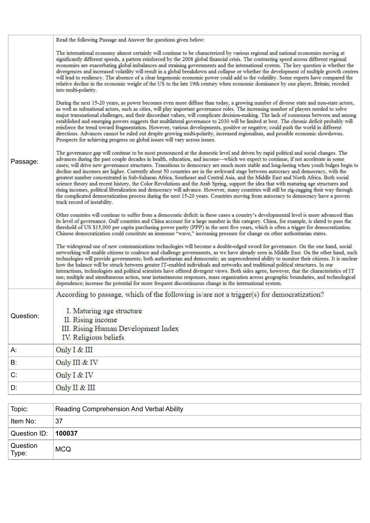 IIFT 2023 Question Paper - Page 20