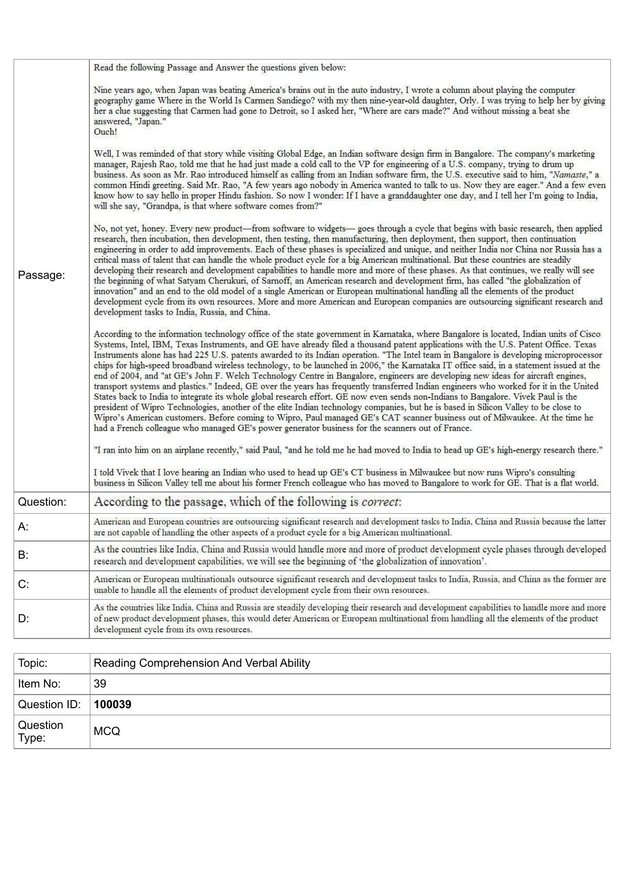 IIFT 2023 Question Paper - Page 22