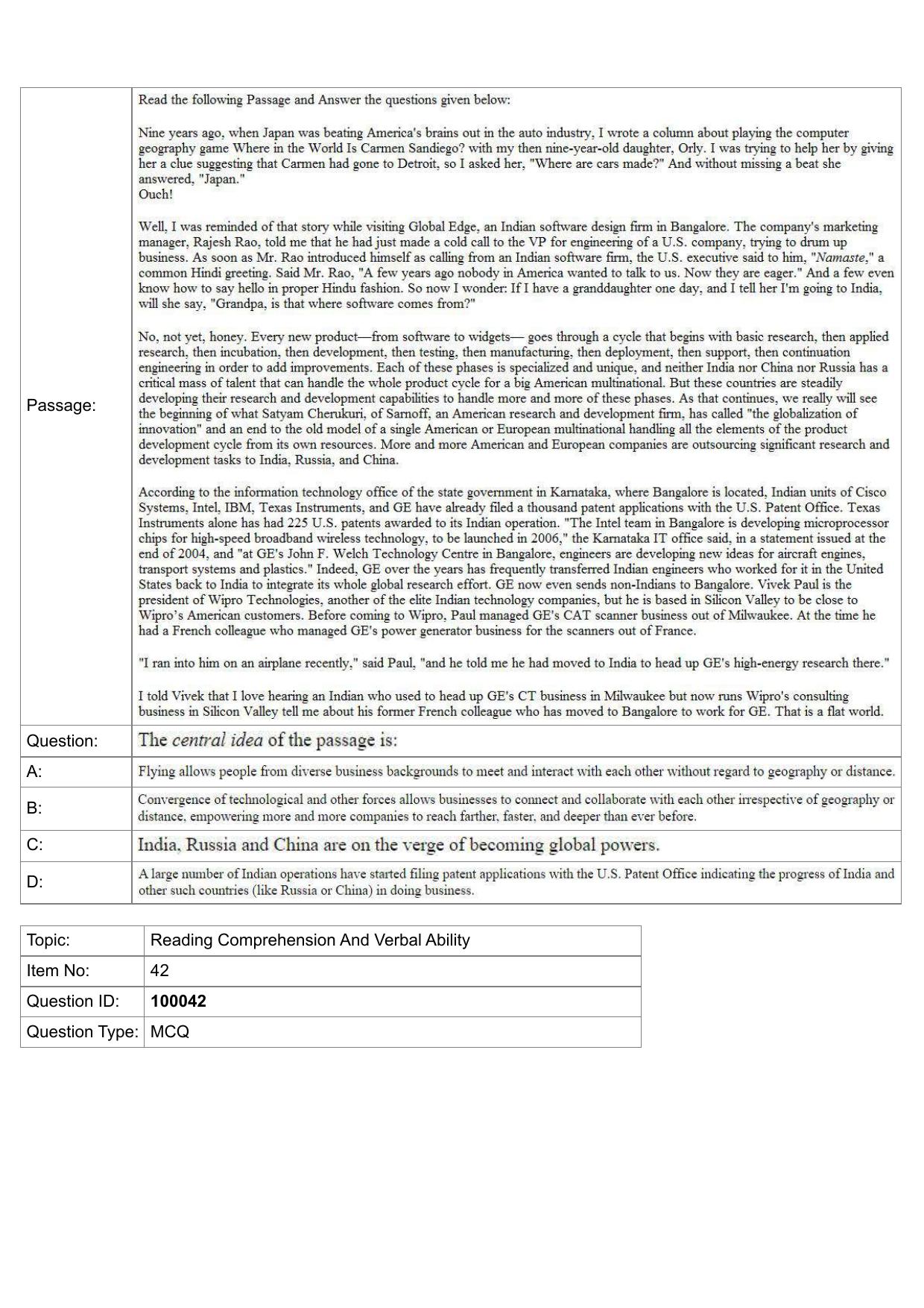 IIFT 2023 Question Paper - Page 25