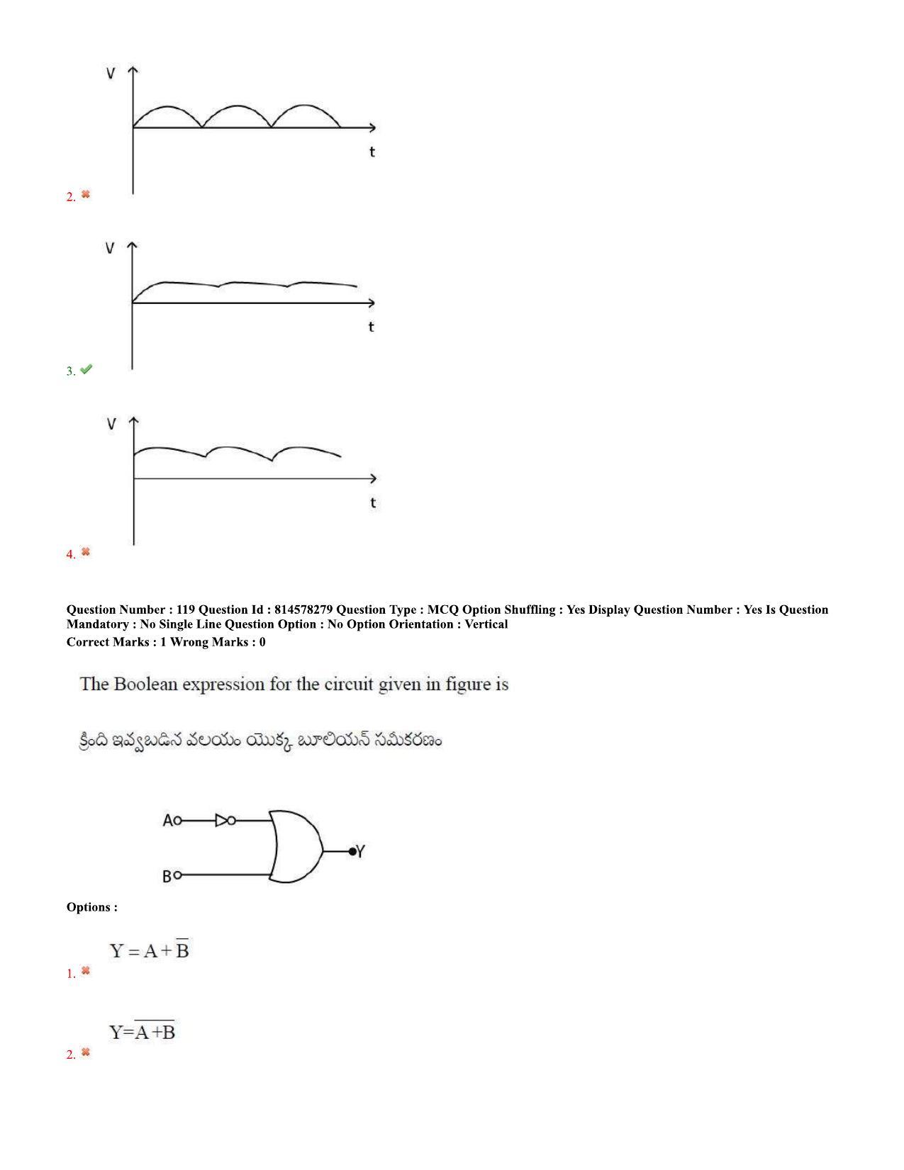 TS EAMCET 2020 Engineering Question Paper with Key (10 Sep.2020 Forenoon) - Page 77
