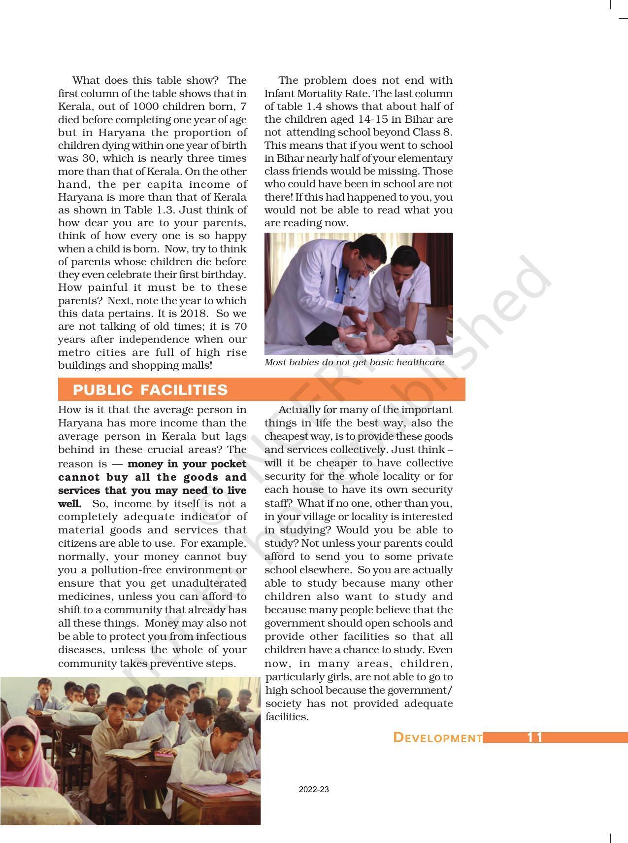 NCERT Book for Class 10 Economics Chapter 1 Development - Page 10