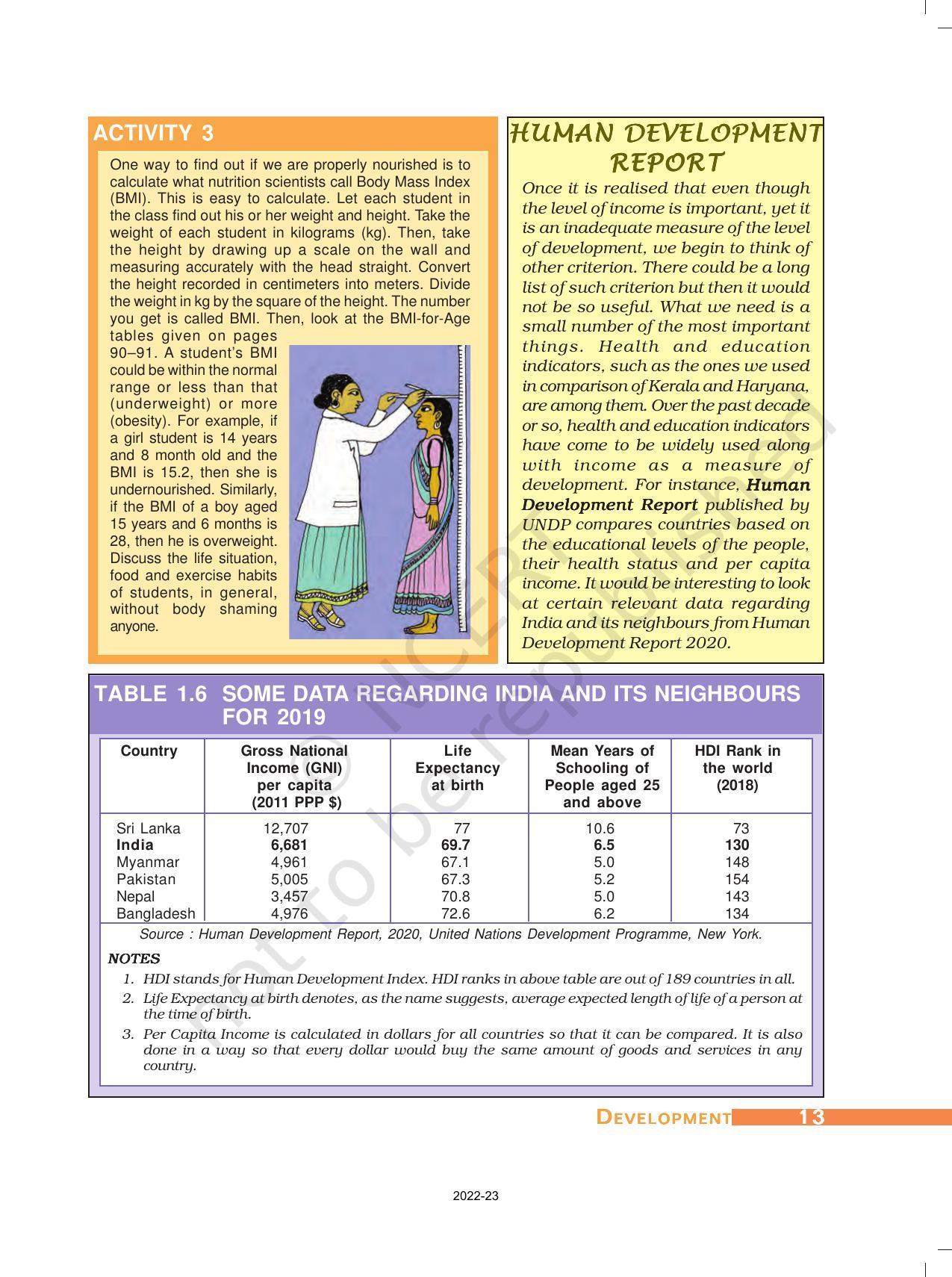 NCERT Book for Class 10 Economics Chapter 1 Development - Page 12