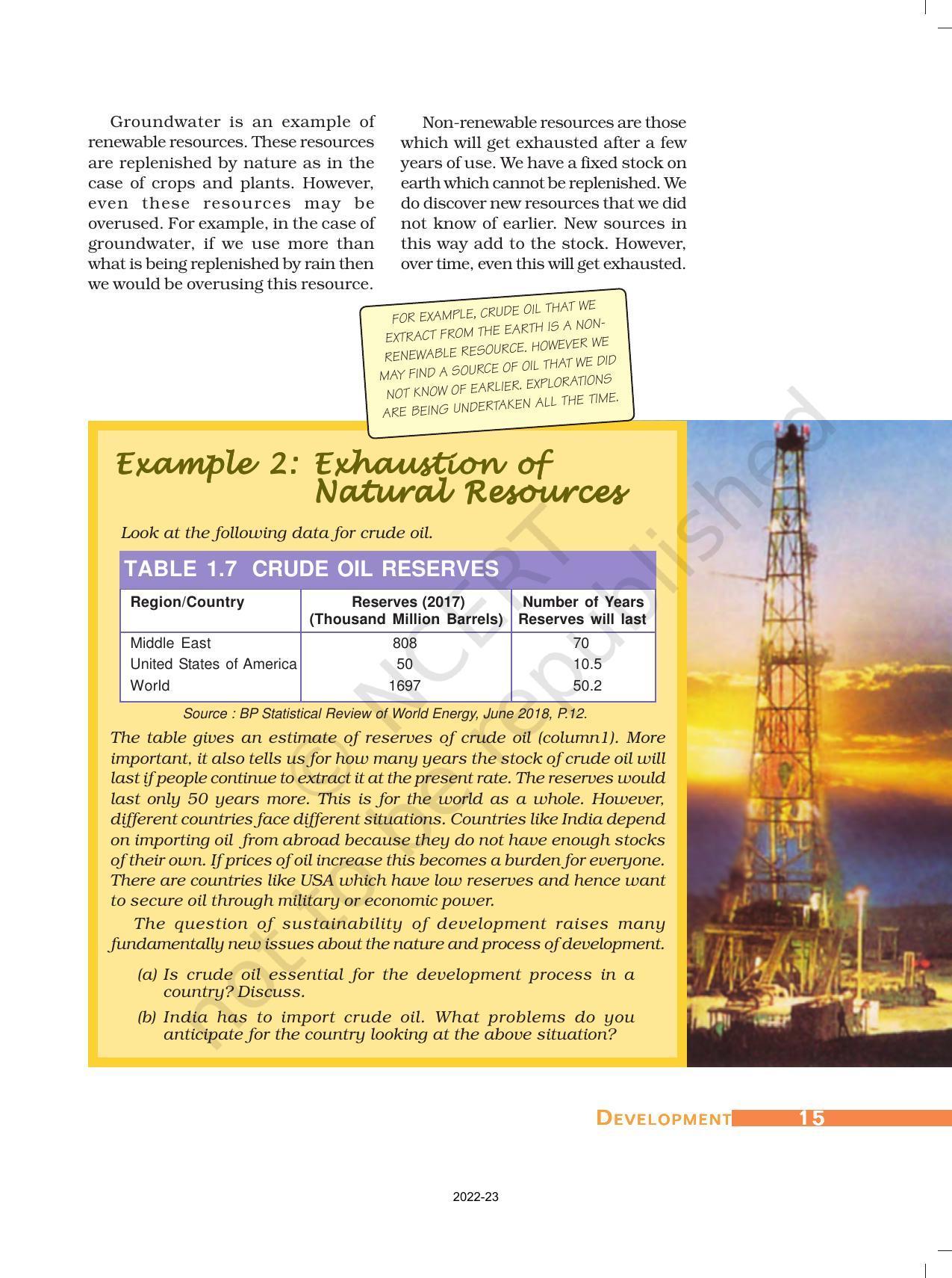 NCERT Book for Class 10 Economics Chapter 1 Development - Page 14