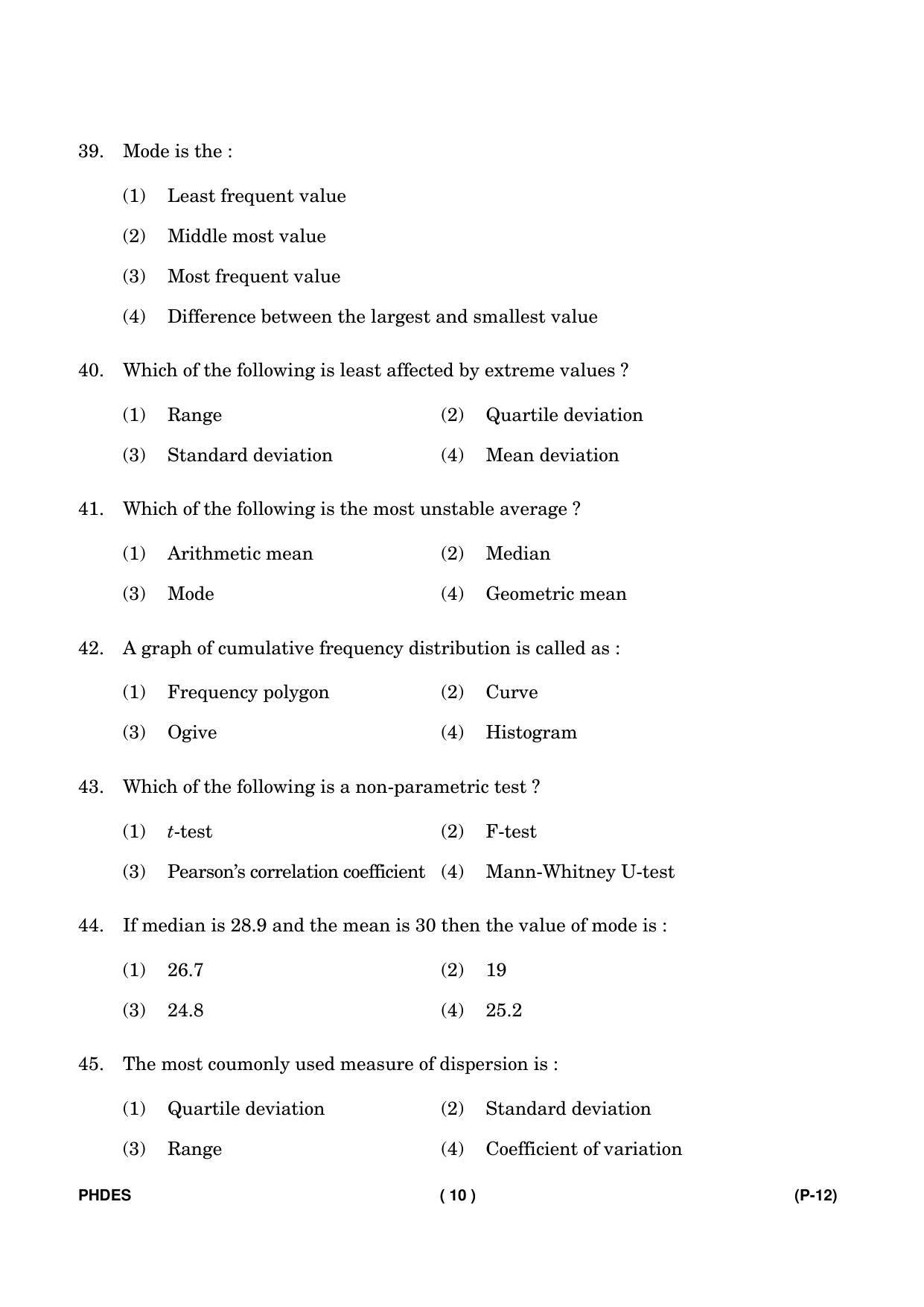 IGNOU PhD Entrance Test Ph. D. (Education) Entrance Test, July, 2023 Question Paper - Page 11