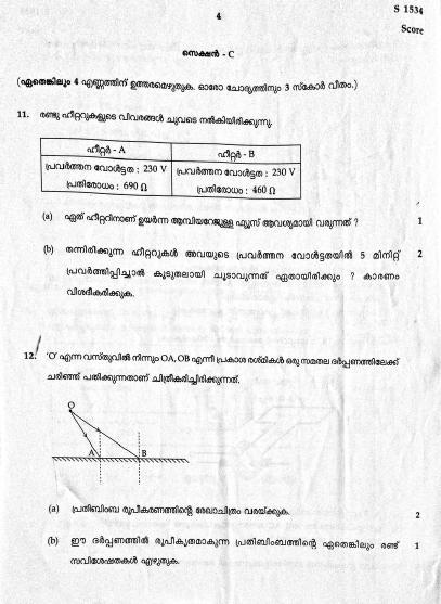 Kerala SSLC 2020 Physics (MM) Question Paper - Page 4