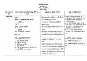 Edudel Class 8 (L-1) Science (Hindi Medium) Syllabus