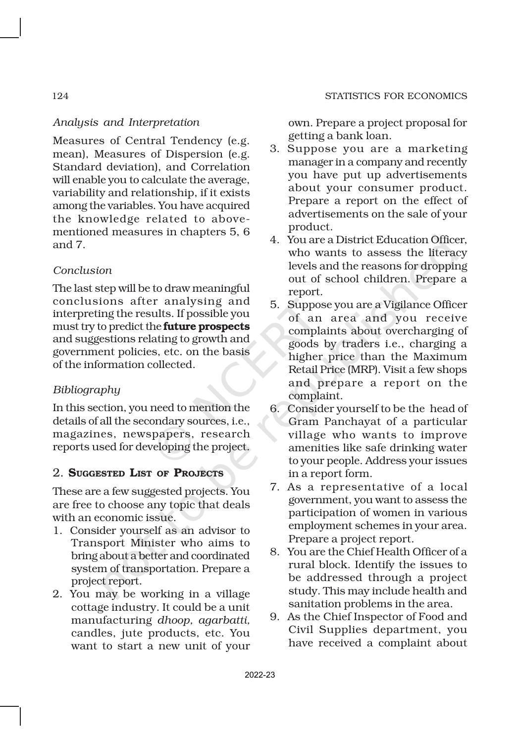 NCERT Book for Class 11 Economics (Statistic Economics) Chapter 9 Use of Statistical Tools - Page 3