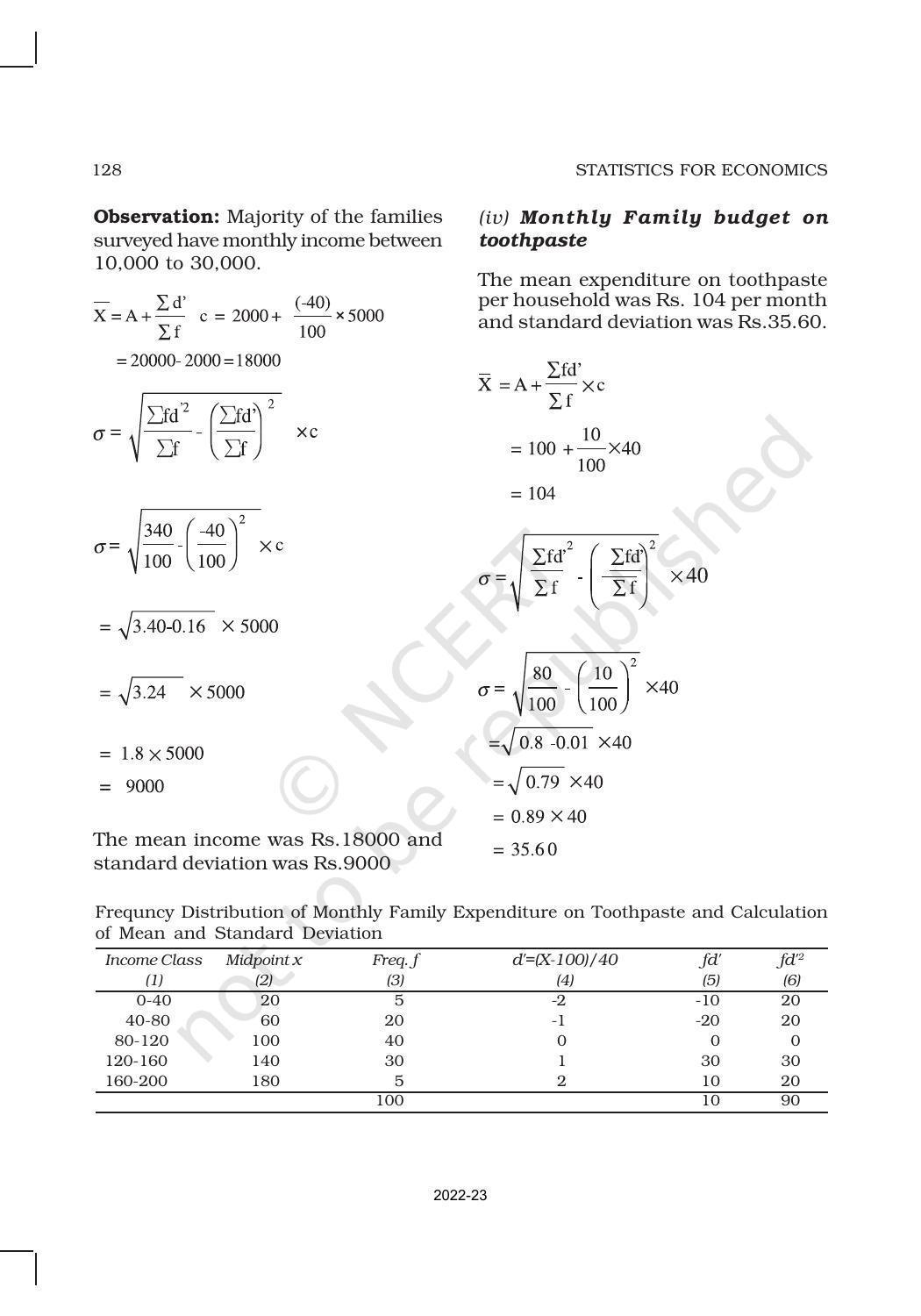 NCERT Book for Class 11 Economics (Statistic Economics) Chapter 9 Use of Statistical Tools - Page 7
