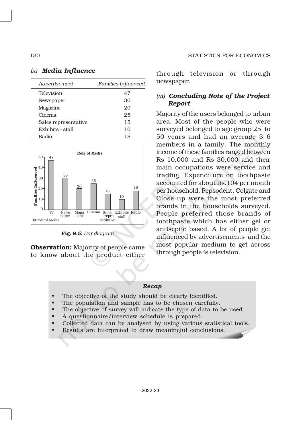NCERT Book for Class 11 Economics (Statistic Economics) Chapter 9 Use of Statistical Tools - Page 9