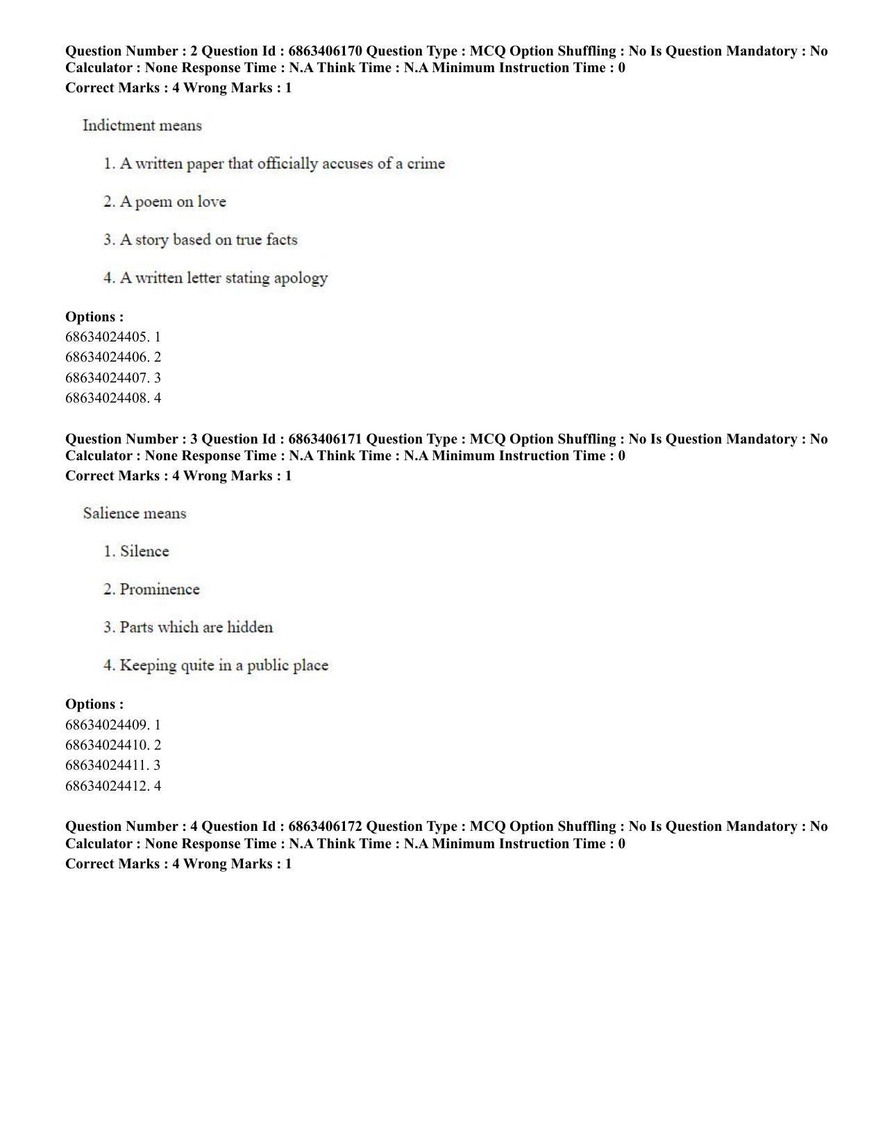 CUET PG 2023: MTQP02 – Civil, Structural & Transport Engg. (English) - Shift 3 (05-06-2023) Question Paper - Page 3