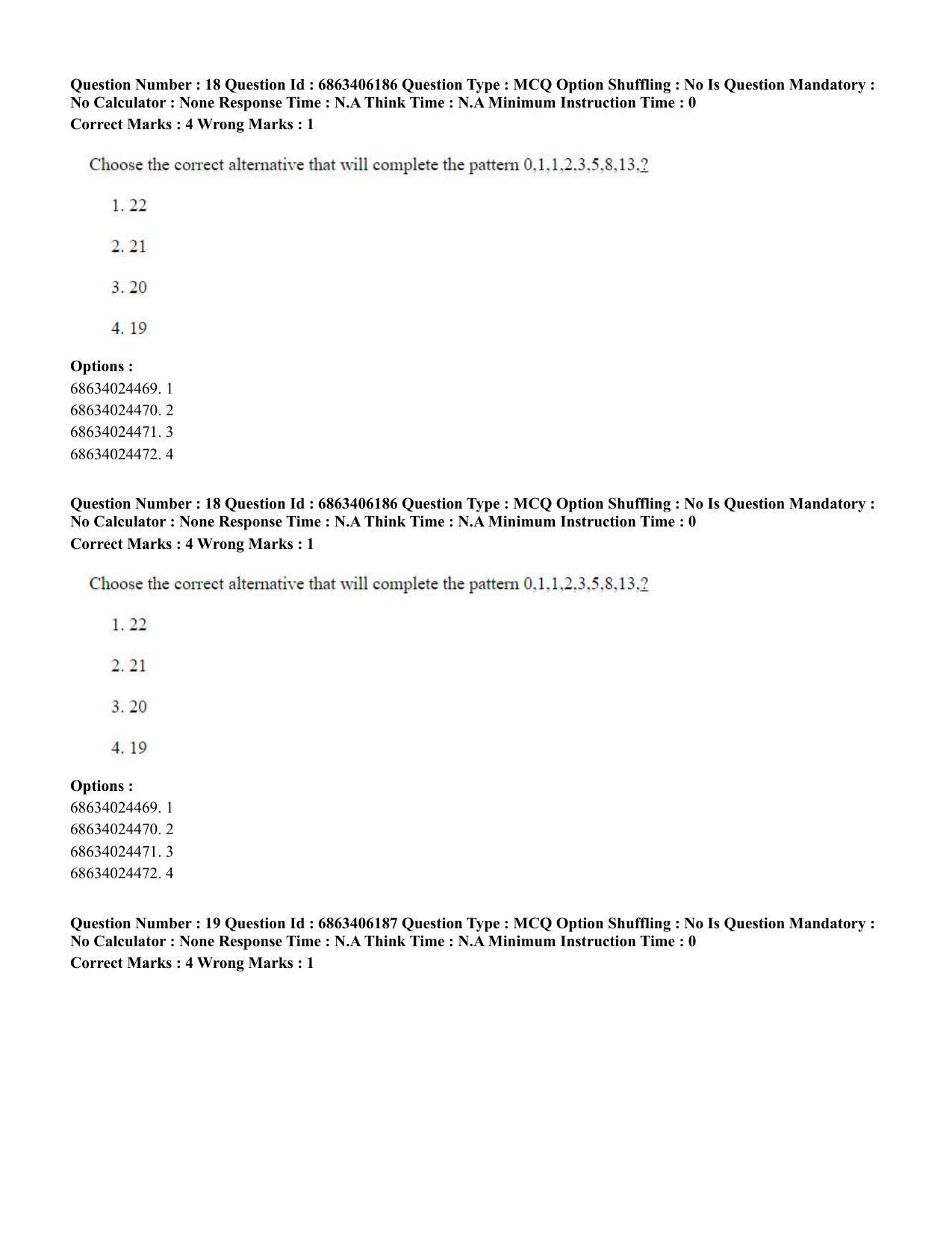 CUET PG 2023: MTQP02 – Civil, Structural & Transport Engg. (English) - Shift 3 (05-06-2023) Question Paper - Page 19