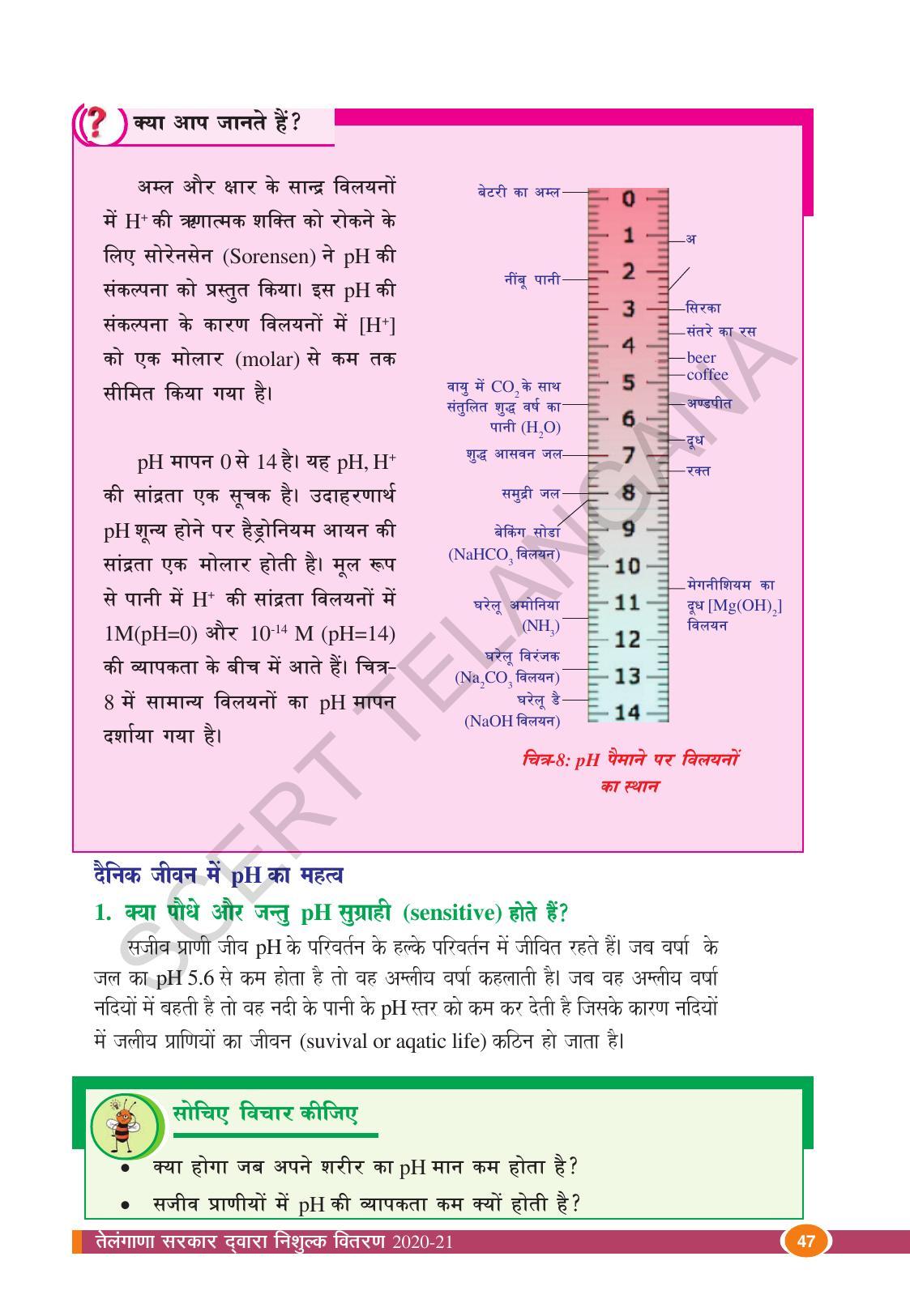 TS SCERT Class 10 Physical Science (Hindi Medium) Text Book - Page 59