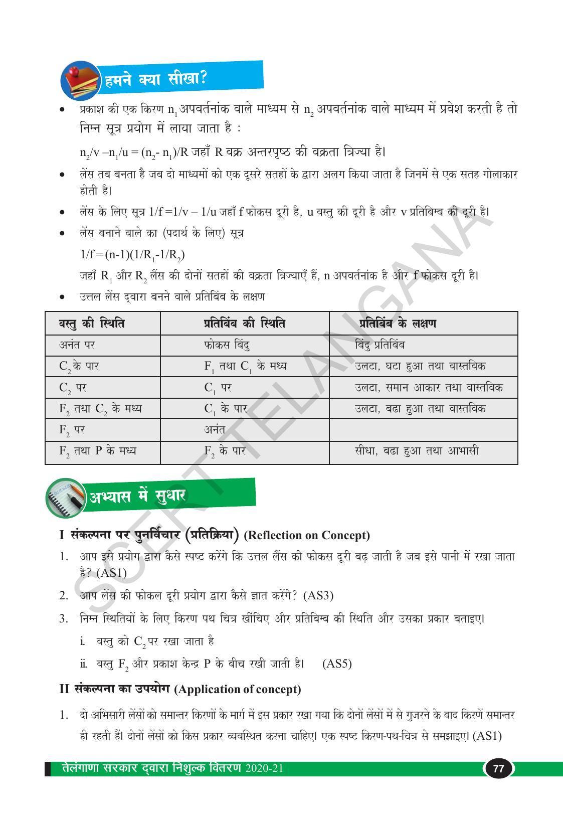 TS SCERT Class 10 Physical Science (Hindi Medium) Text Book - Page 89