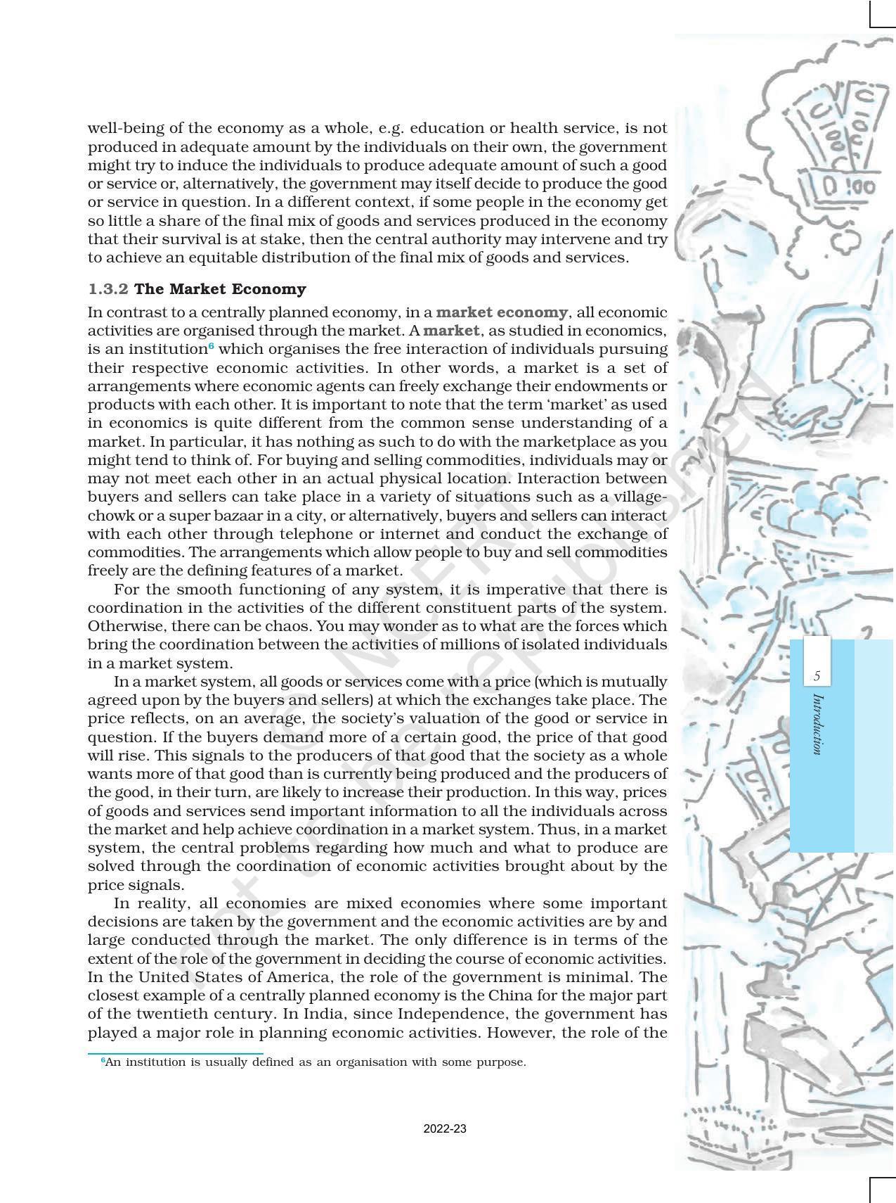 NCERT Book for Class 12 Economics (Microeconomics) Chapter 1 Introduction to Microeconomics - Page 5
