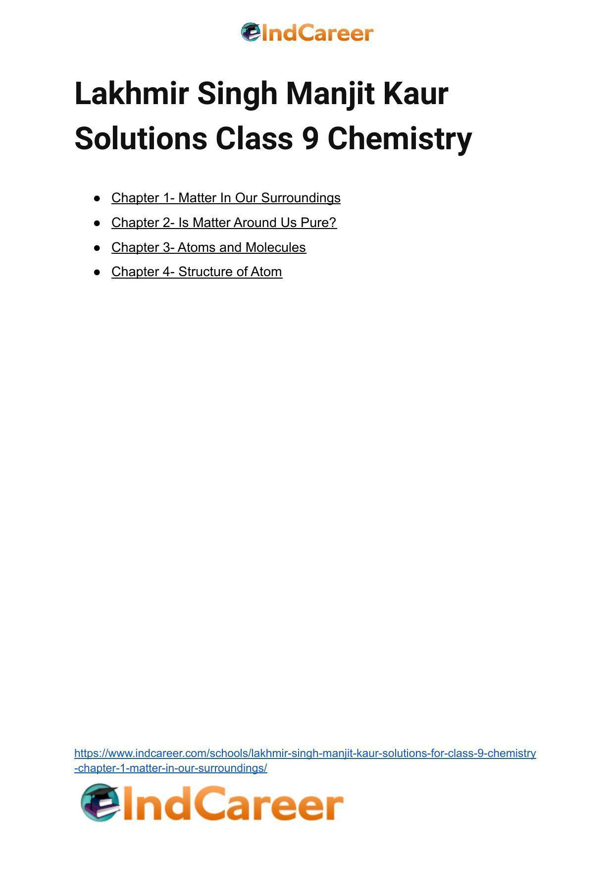 Lakhmir Singh Manjit Kaur Solutions for Class 9 Chemistry: Chapter 1- Matter In Our Surroundings - Page 20