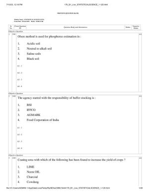 ICAR AIEEA PG 2023 STATISTICAL SCIENCE Question Paper