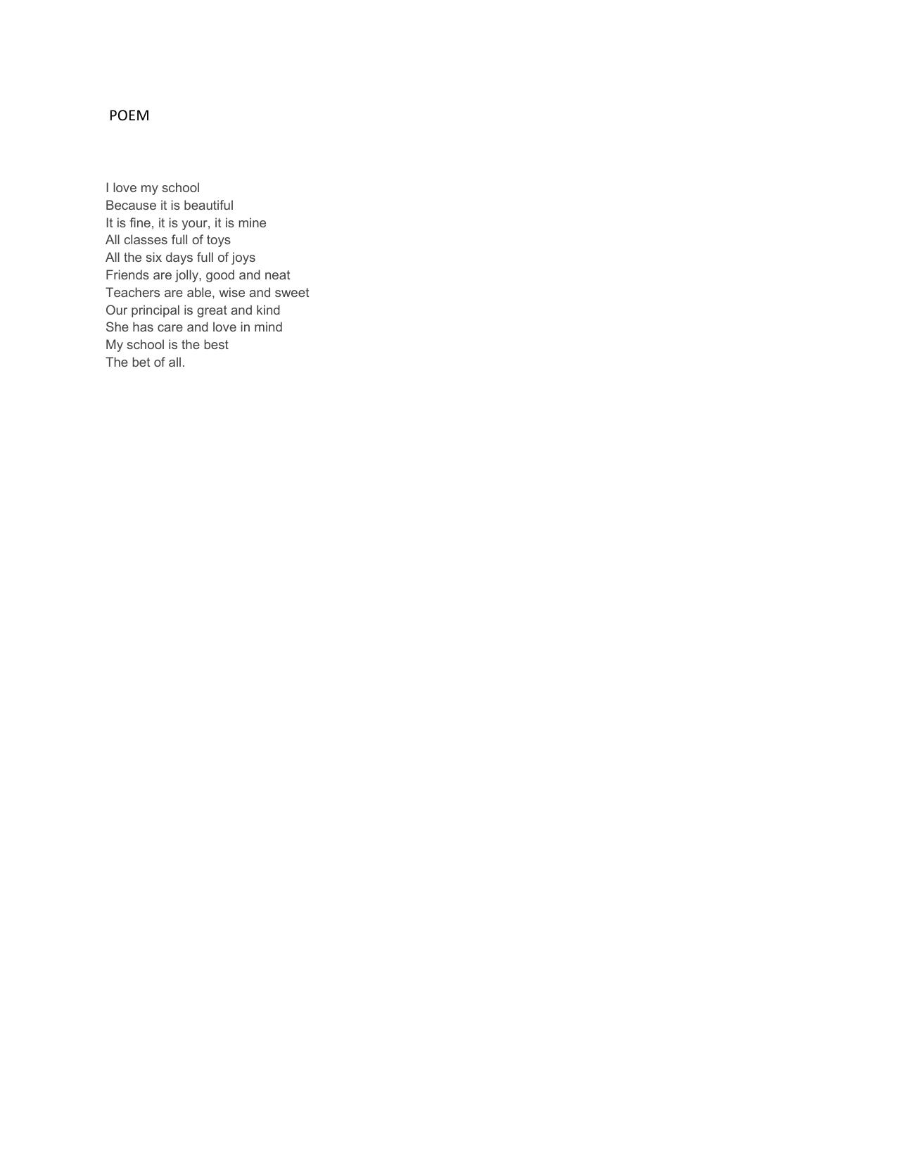 Worksheet for Class 1 EVS My School Assignment - Page 5