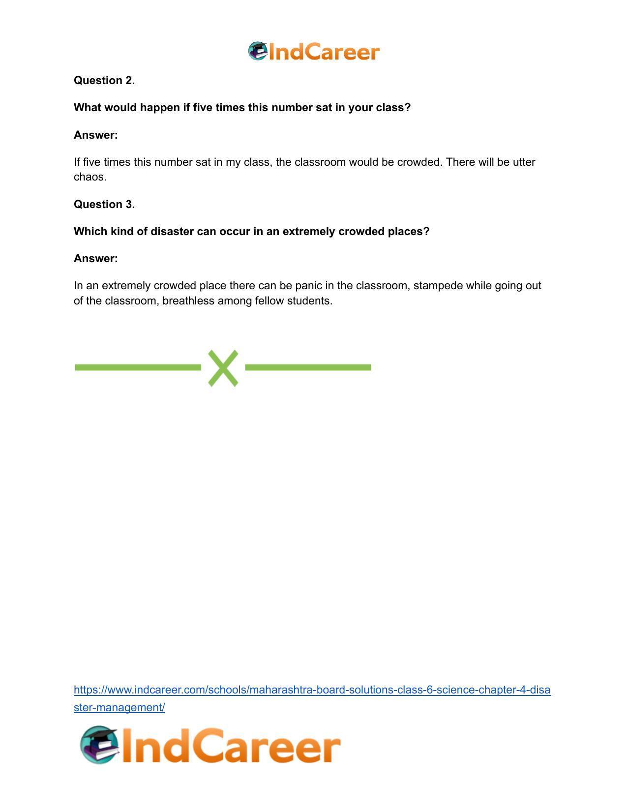 Maharashtra Board Solutions Class 6-Science: Chapter 4- Disaster Management - Page 21