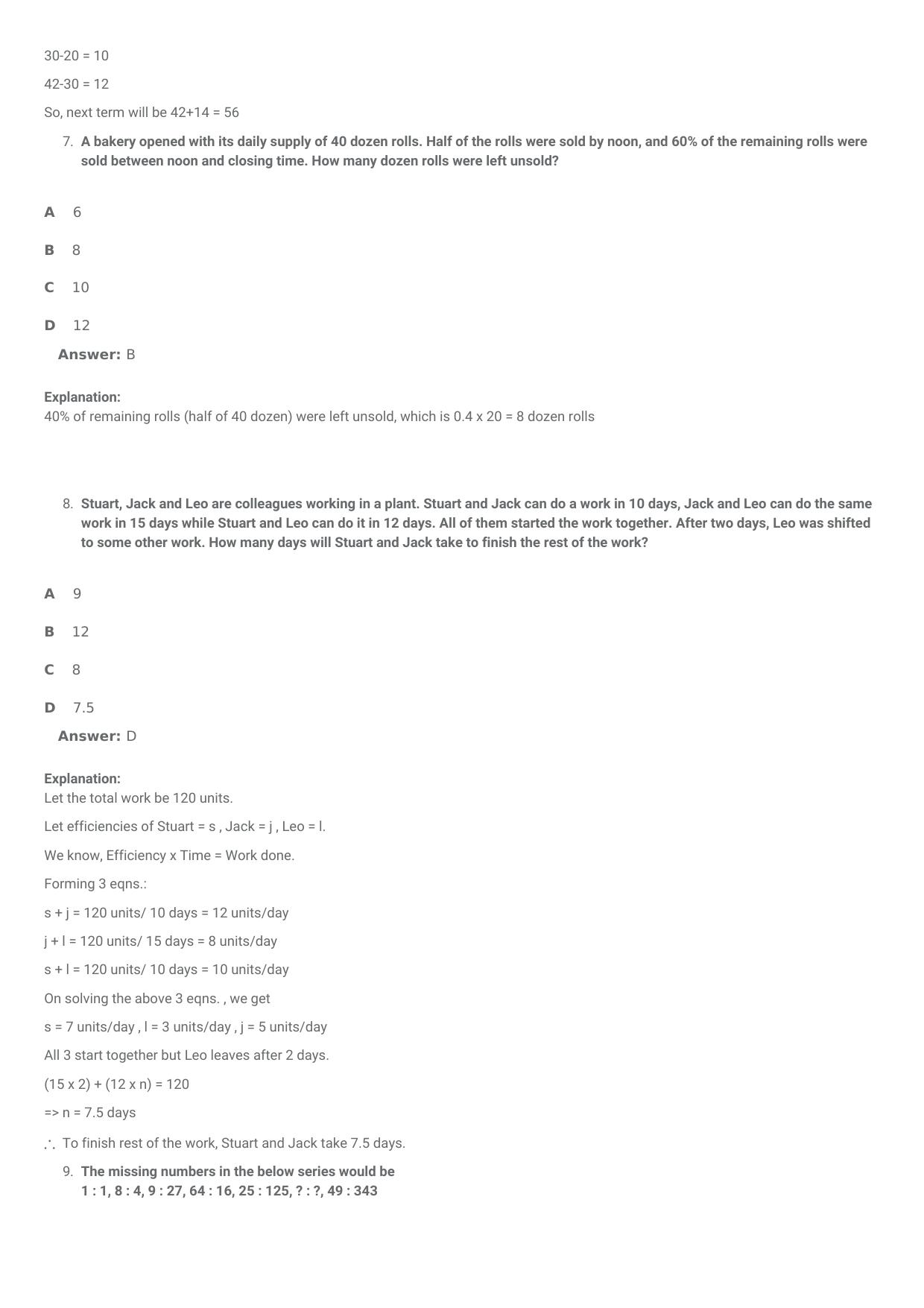 SNAP 2010 Question Paper with Solution - Page 3