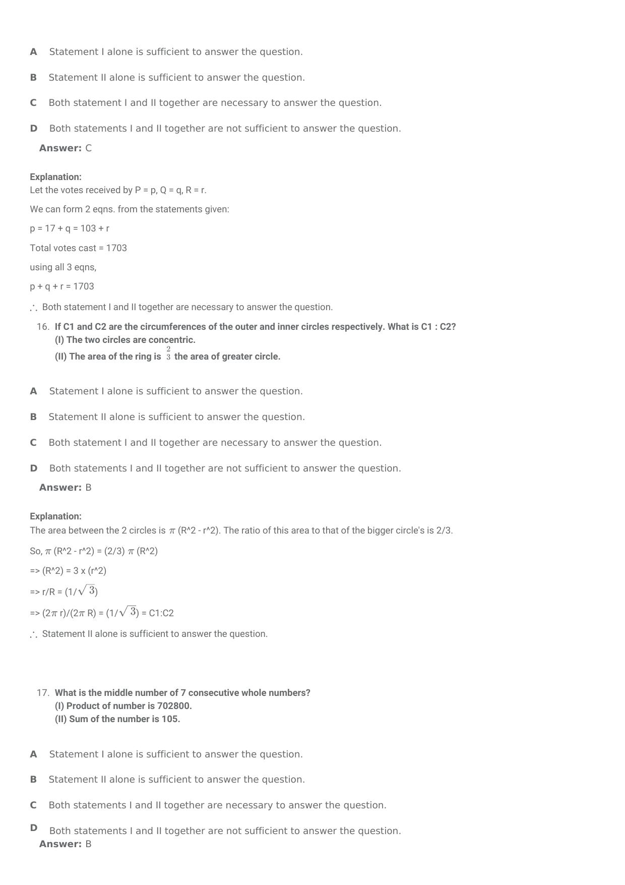 SNAP 2010 Question Paper with Solution - Page 6