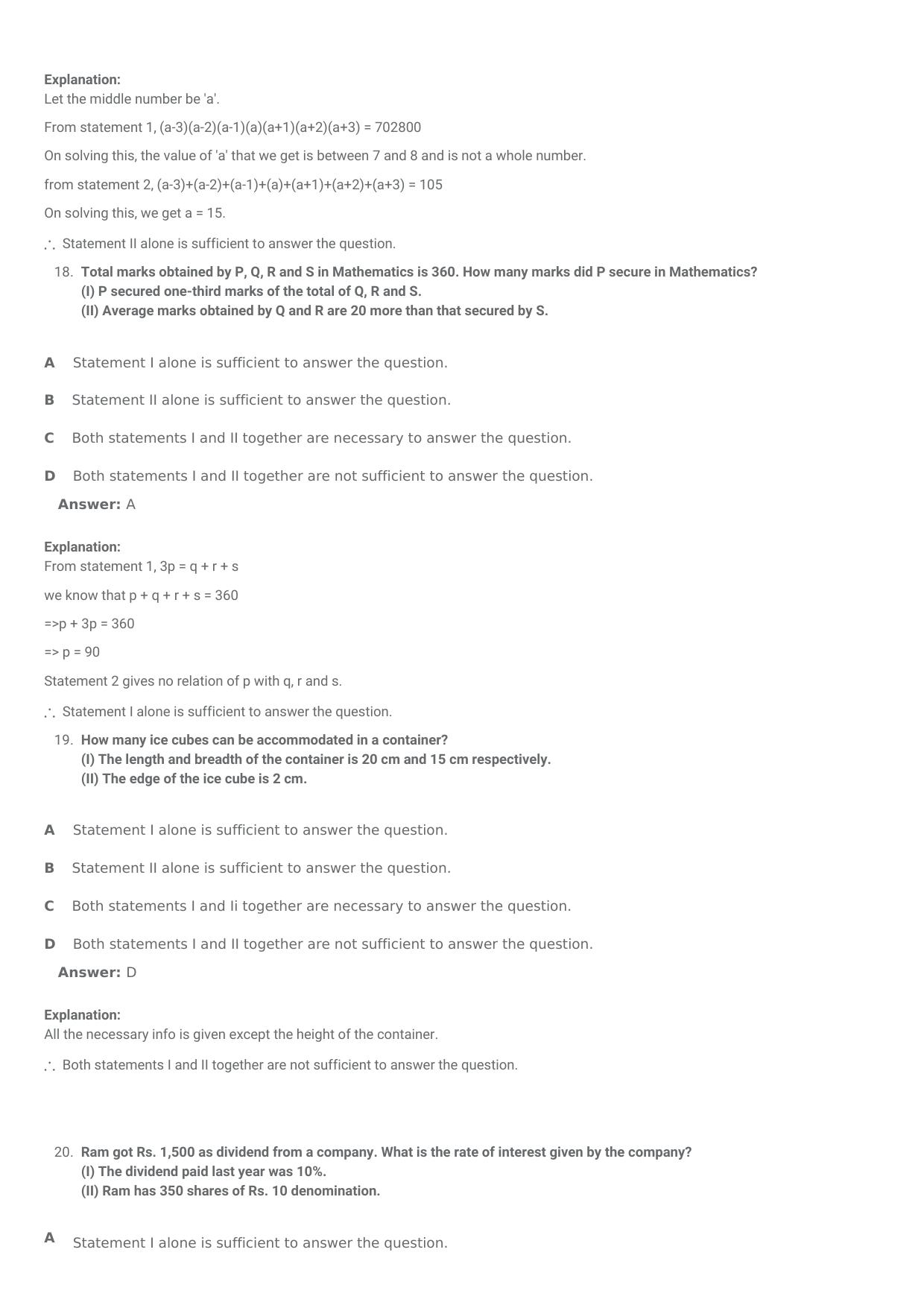 SNAP 2010 Question Paper with Solution - Page 7