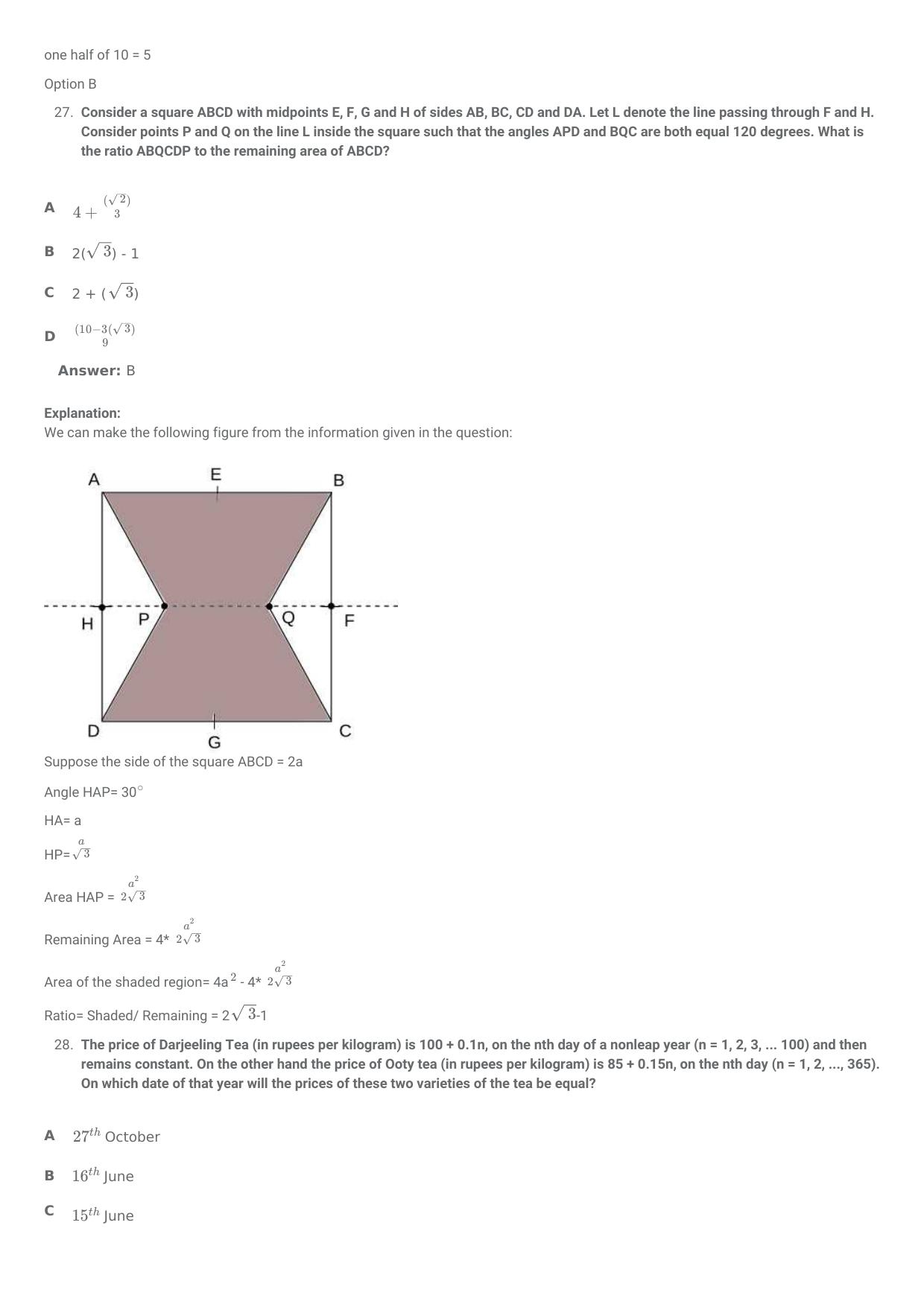 SNAP 2010 Question Paper with Solution - Page 11