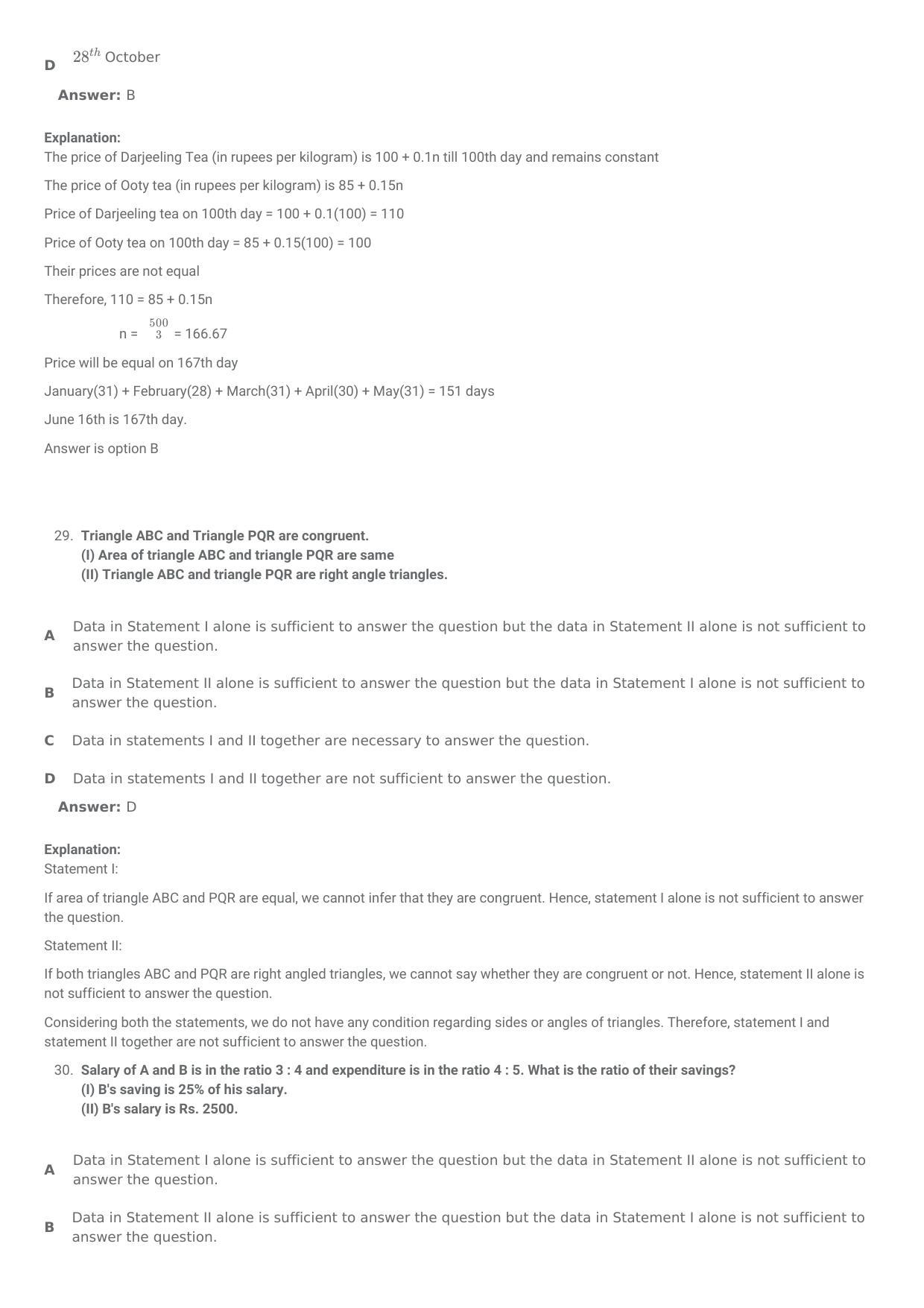 SNAP 2010 Question Paper with Solution - Page 12