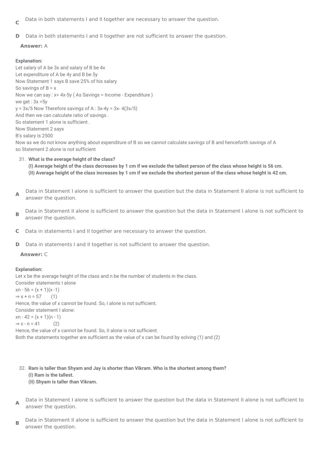 SNAP 2010 Question Paper with Solution - Page 13