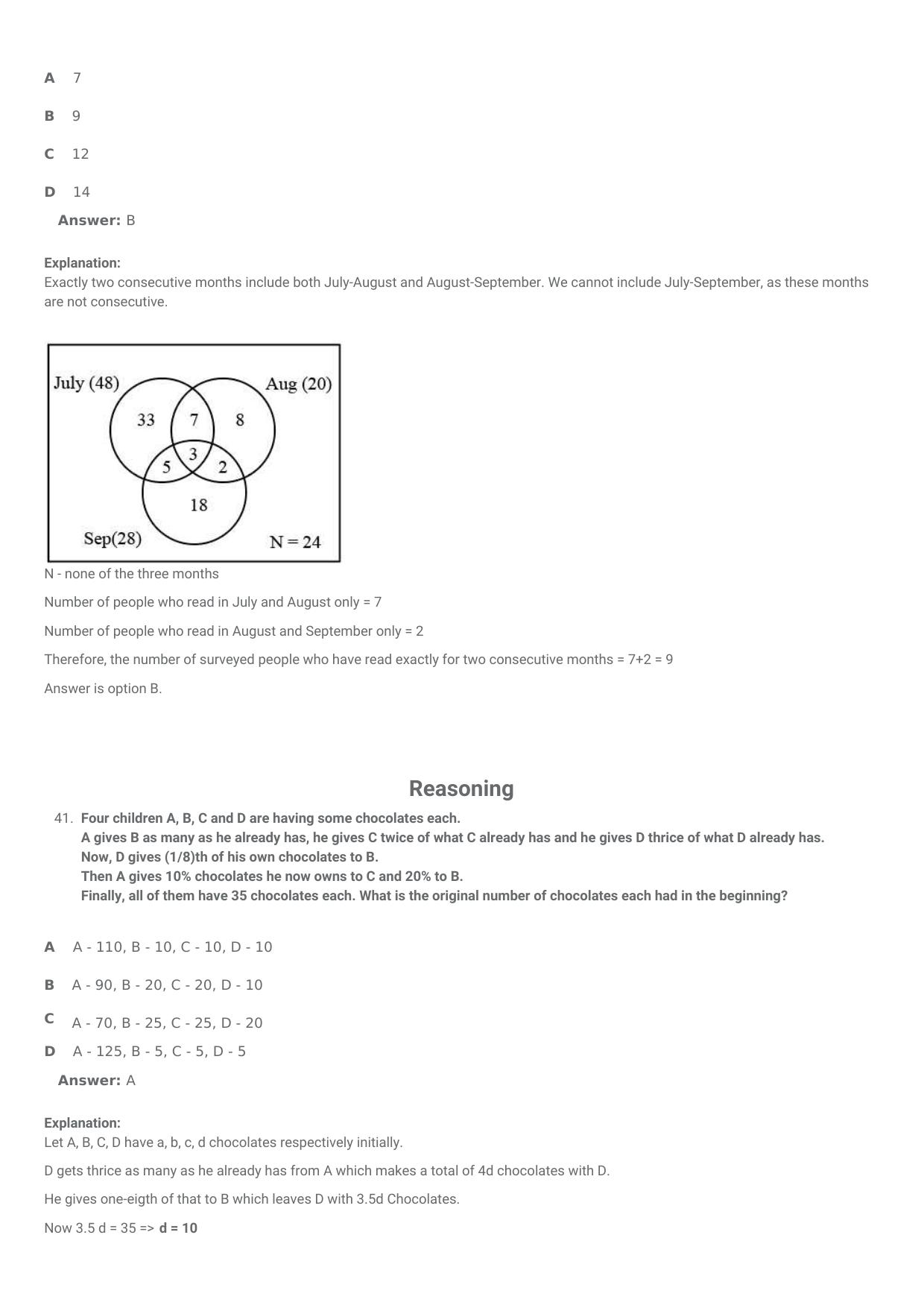 SNAP 2010 Question Paper with Solution - Page 17
