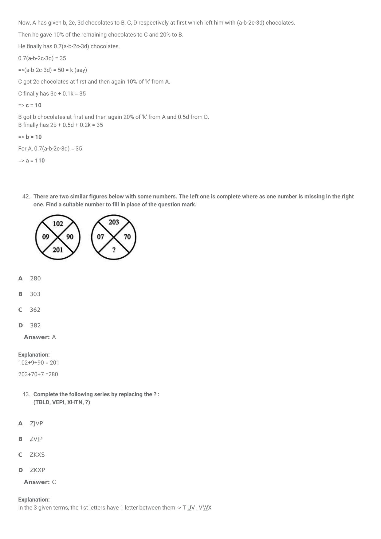 SNAP 2010 Question Paper with Solution - Page 18