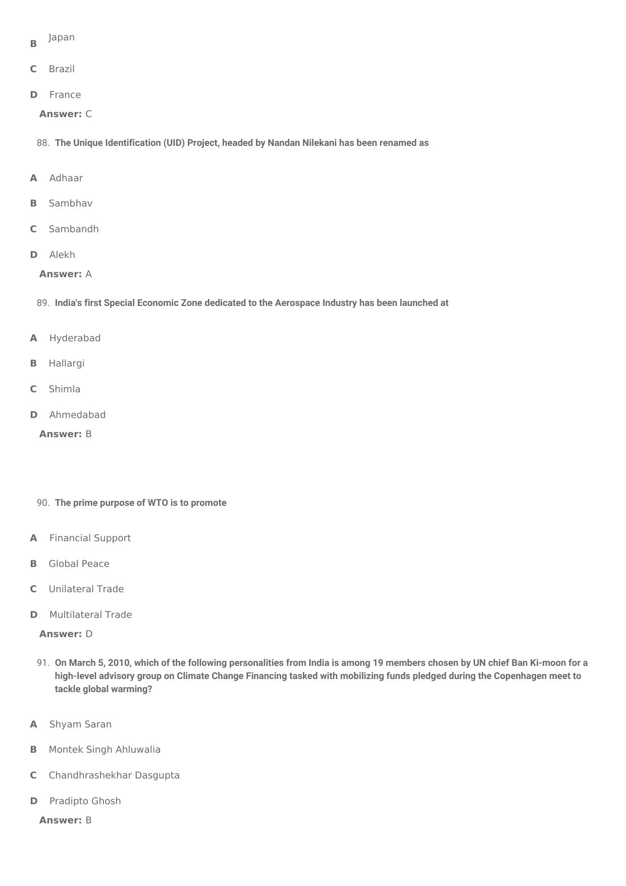 SNAP 2010 Question Paper with Solution - Page 36
