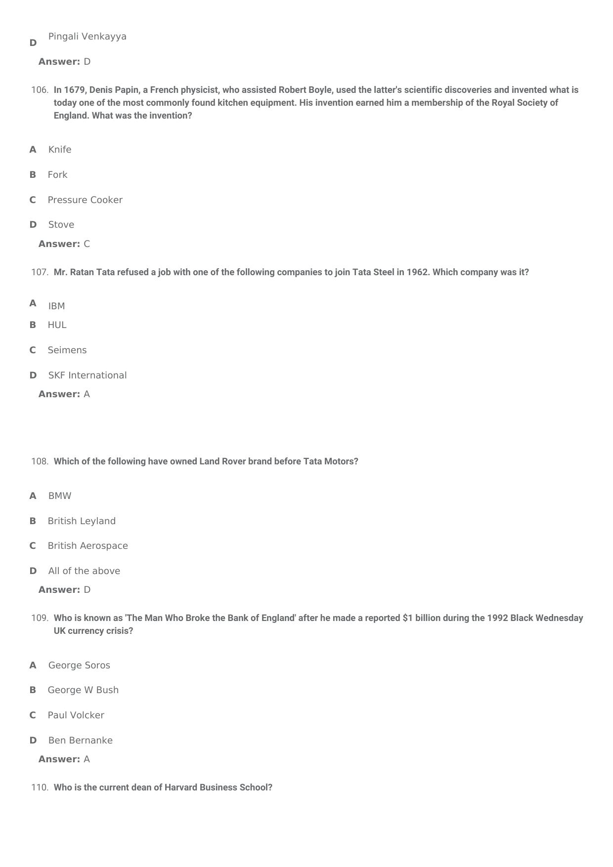 SNAP 2010 Question Paper with Solution - Page 40