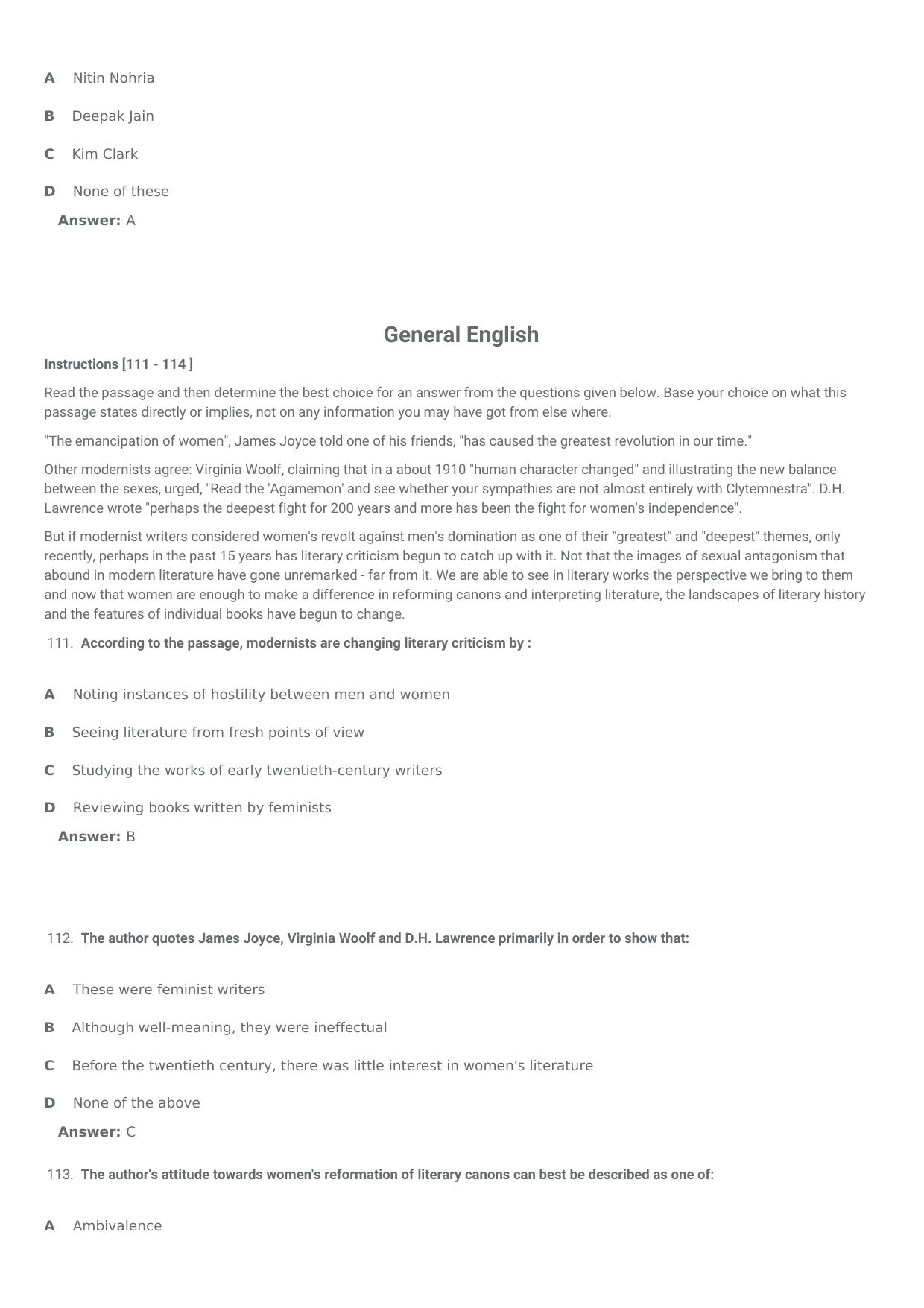 SNAP 2010 Question Paper with Solution - Page 41