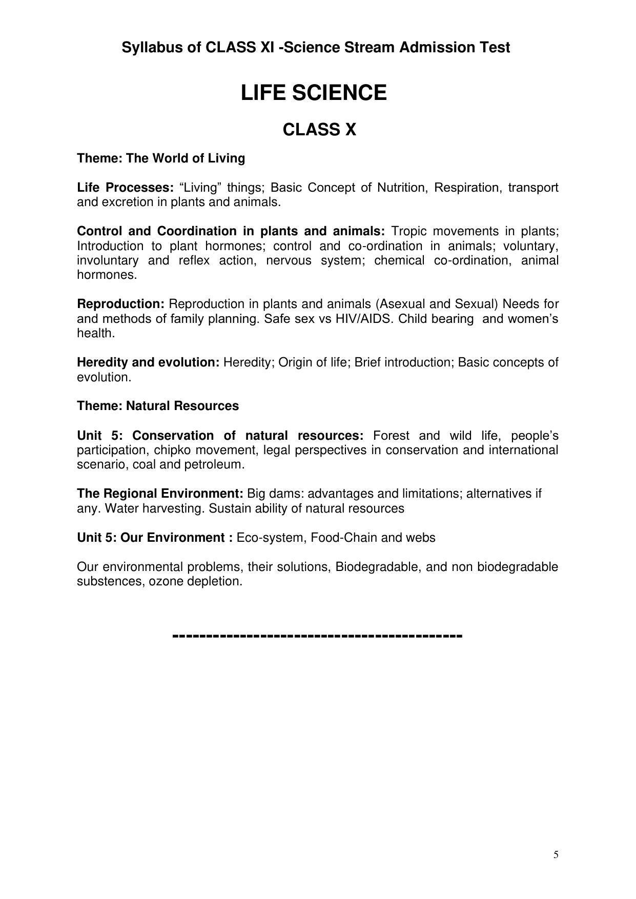 AMU Entrance Exam: Diploma in Engg. Syllabus - Page 5